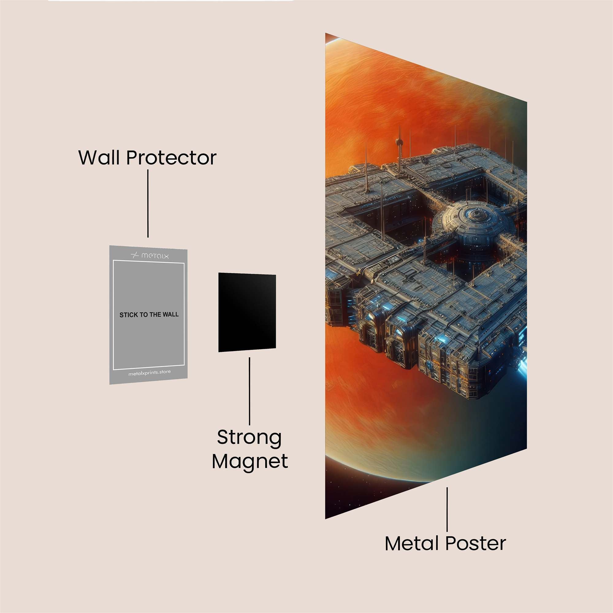 Starbase Odyssey Safe Wall Magnetic / M