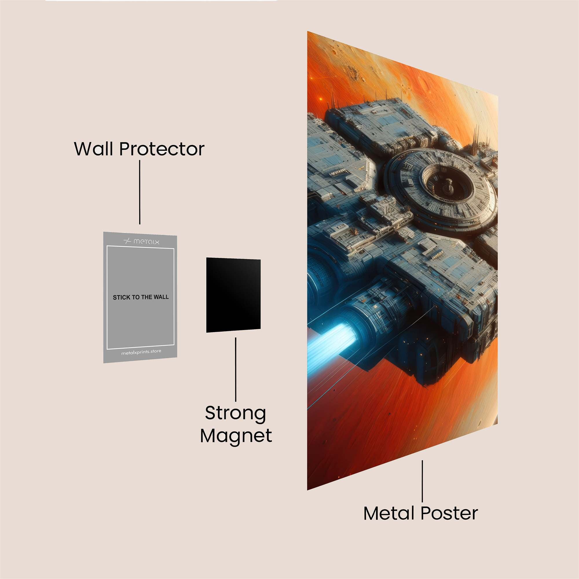 Nebula Nomad Safe Wall Magnetic / M