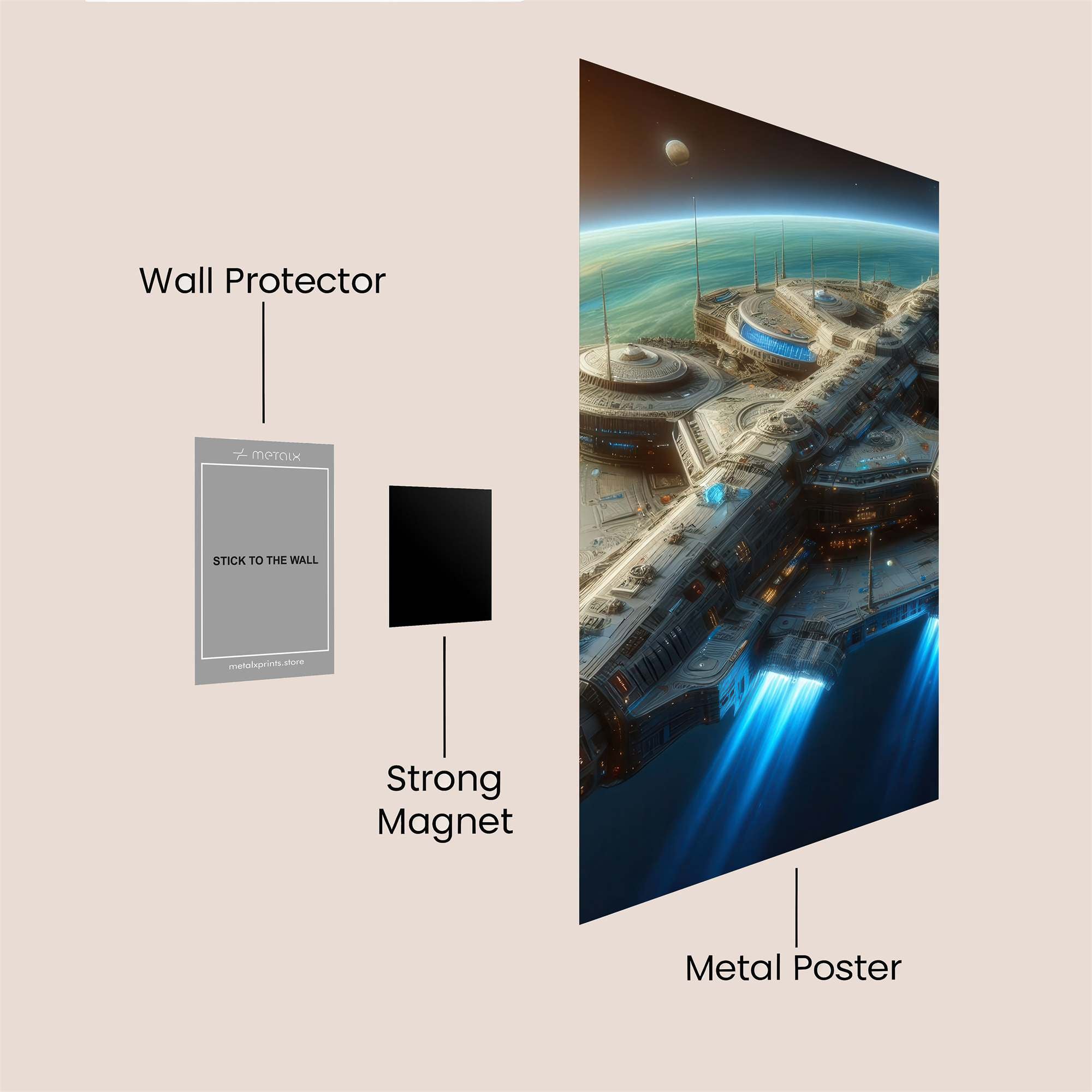Galactic Serenity Safe Wall Magnetic / M