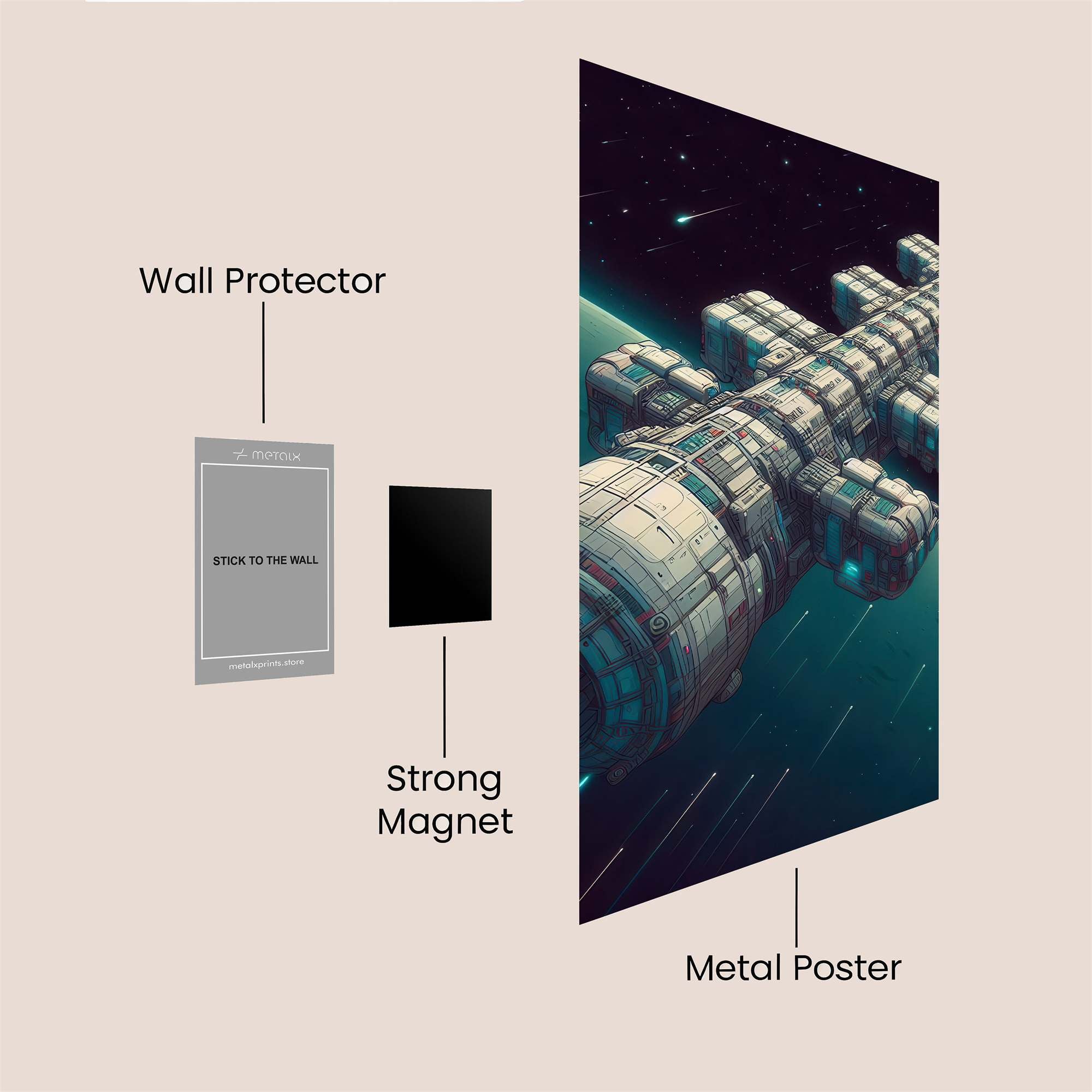 Starship Serenity Safe Wall Magnetic / M