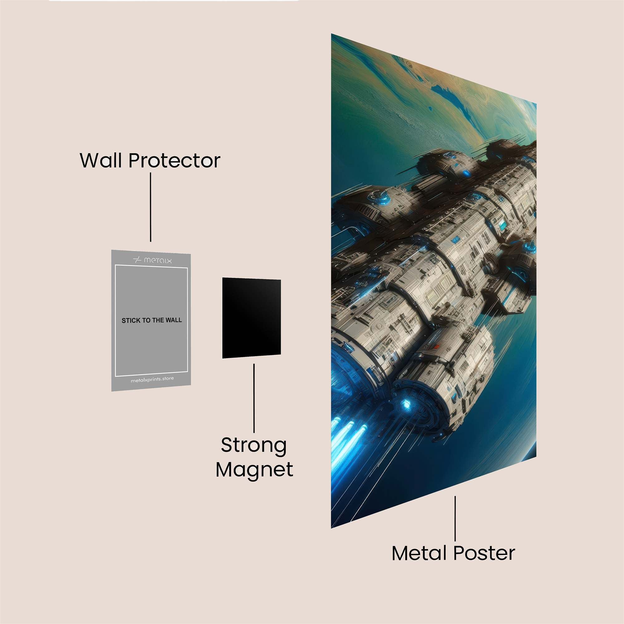 Odyssey Dawn Safe Wall Magnetic / M