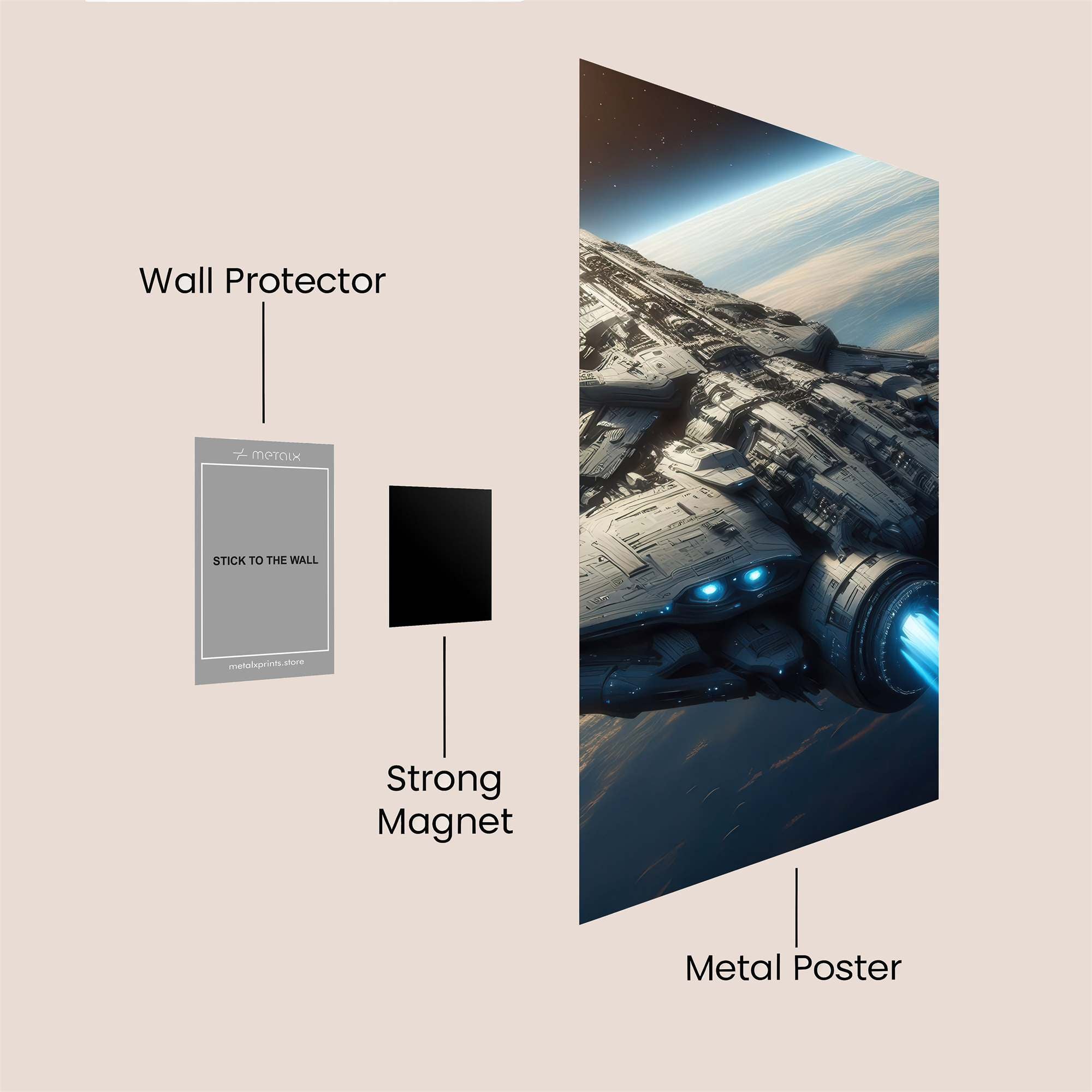 Galactic Serenity Safe Wall Magnetic / M