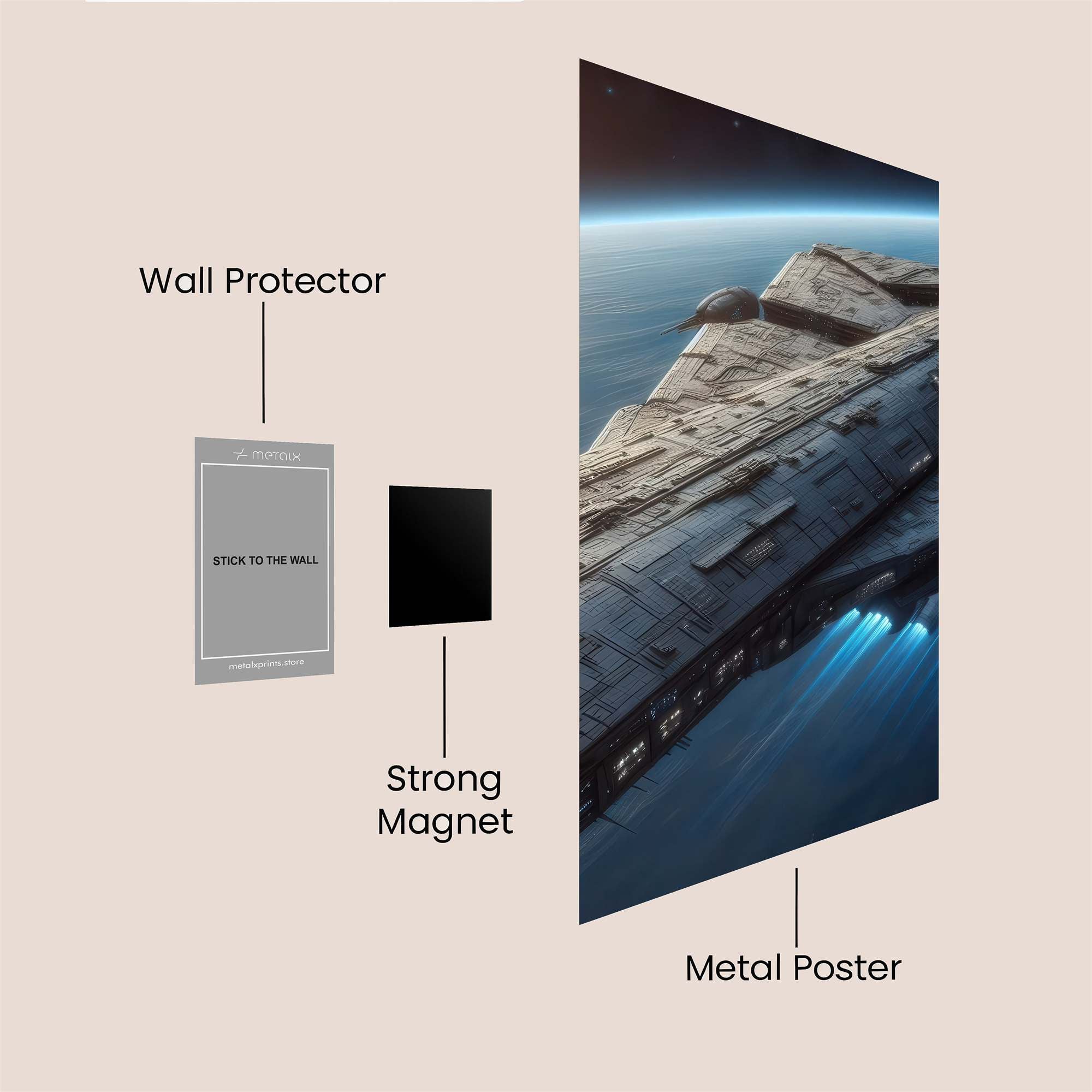 Starship Serenity Safe Wall Magnetic / M