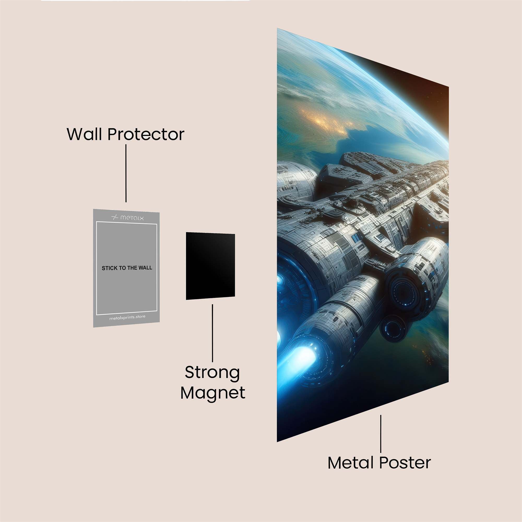 Exodus Dawn Safe Wall Magnetic / M