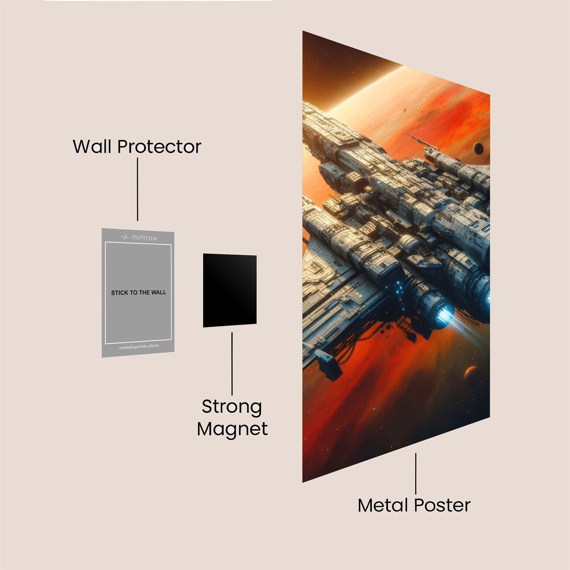 Galactic Majesty Safe Wall Magnetic / M