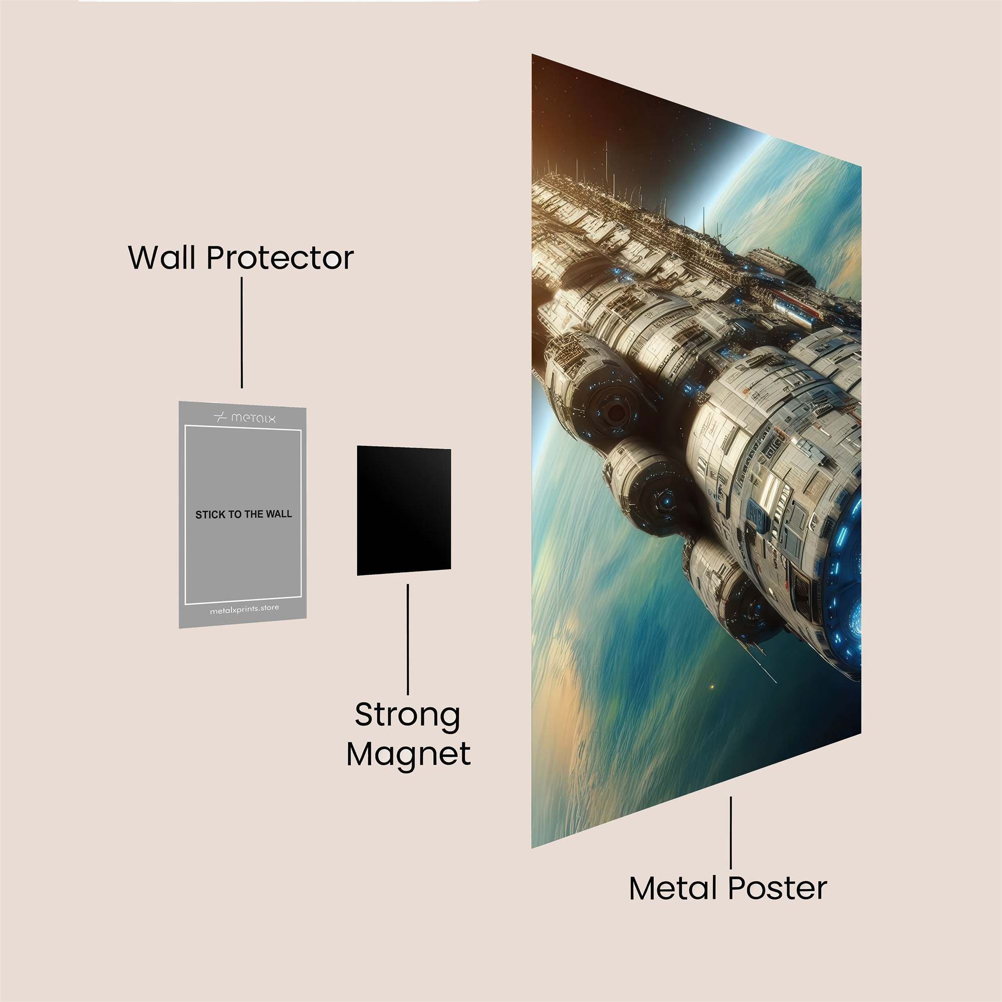 Galactic Odyssey Safe Wall Magnetic / M