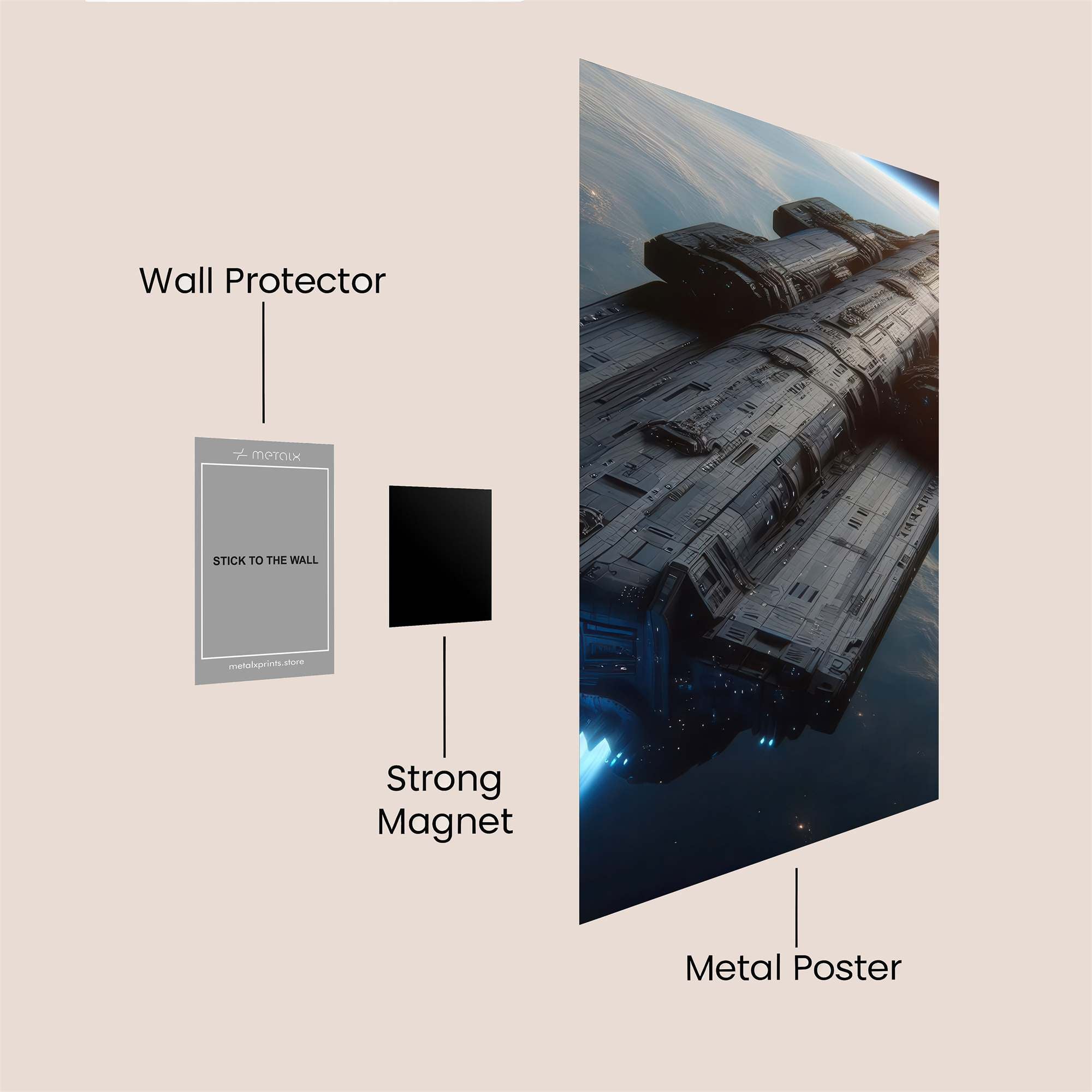 Nostromo Majestic Safe Wall Magnetic / M