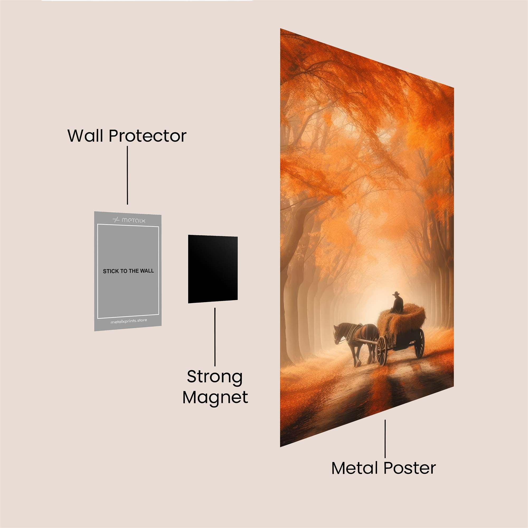 Autumnal Journey Safe Wall Magnetic / M