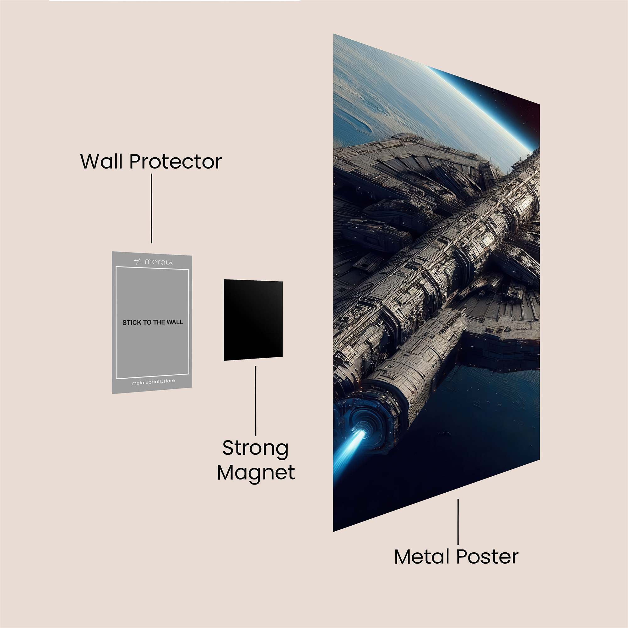 Starship Serenity Safe Wall Magnetic / M