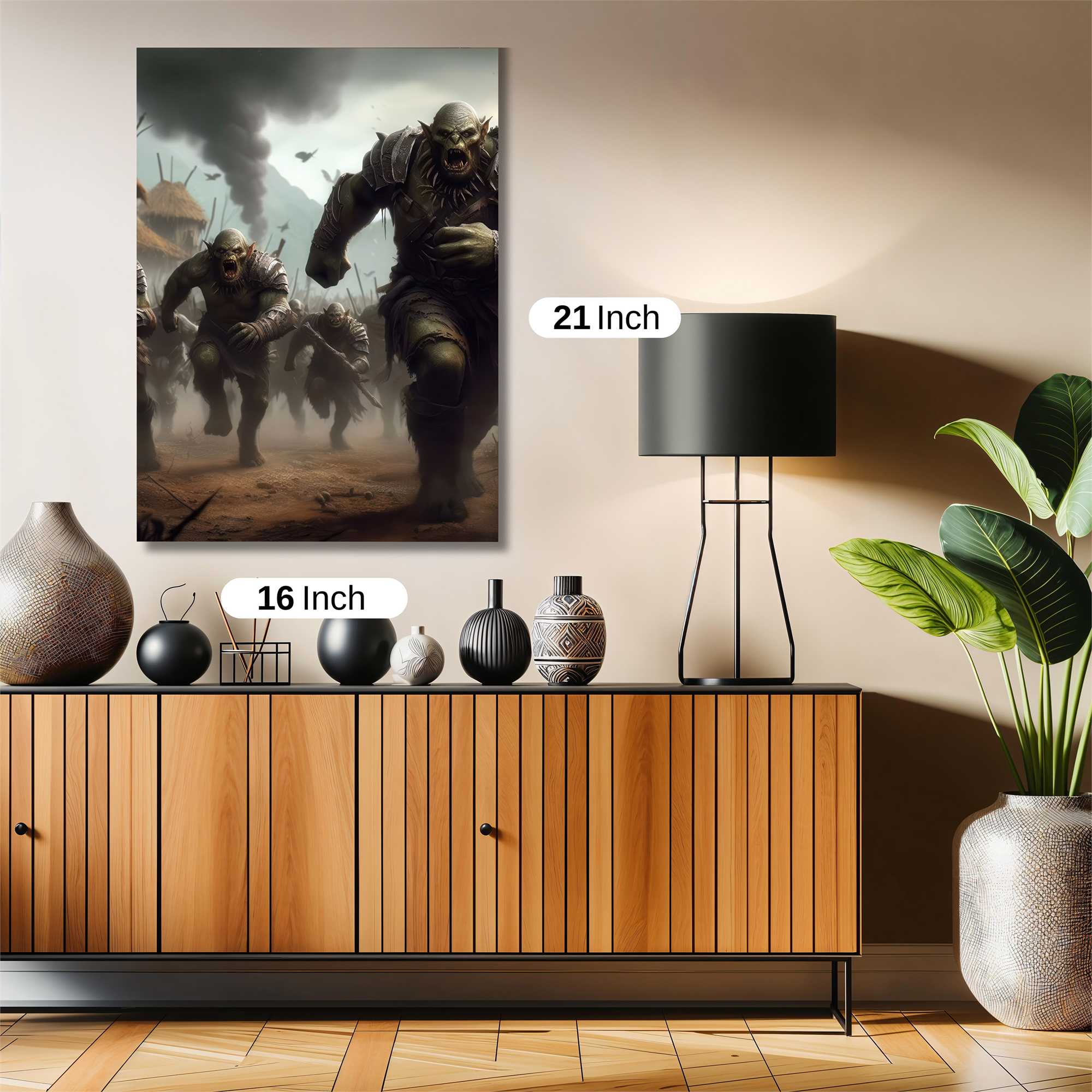 Orcs Rampant Safe Wall Magnetic / M