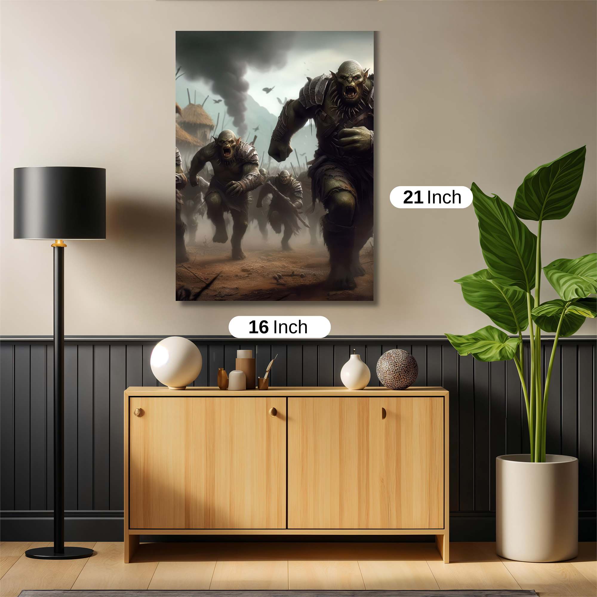 Orcs Rampant Safe Wall Magnetic / M