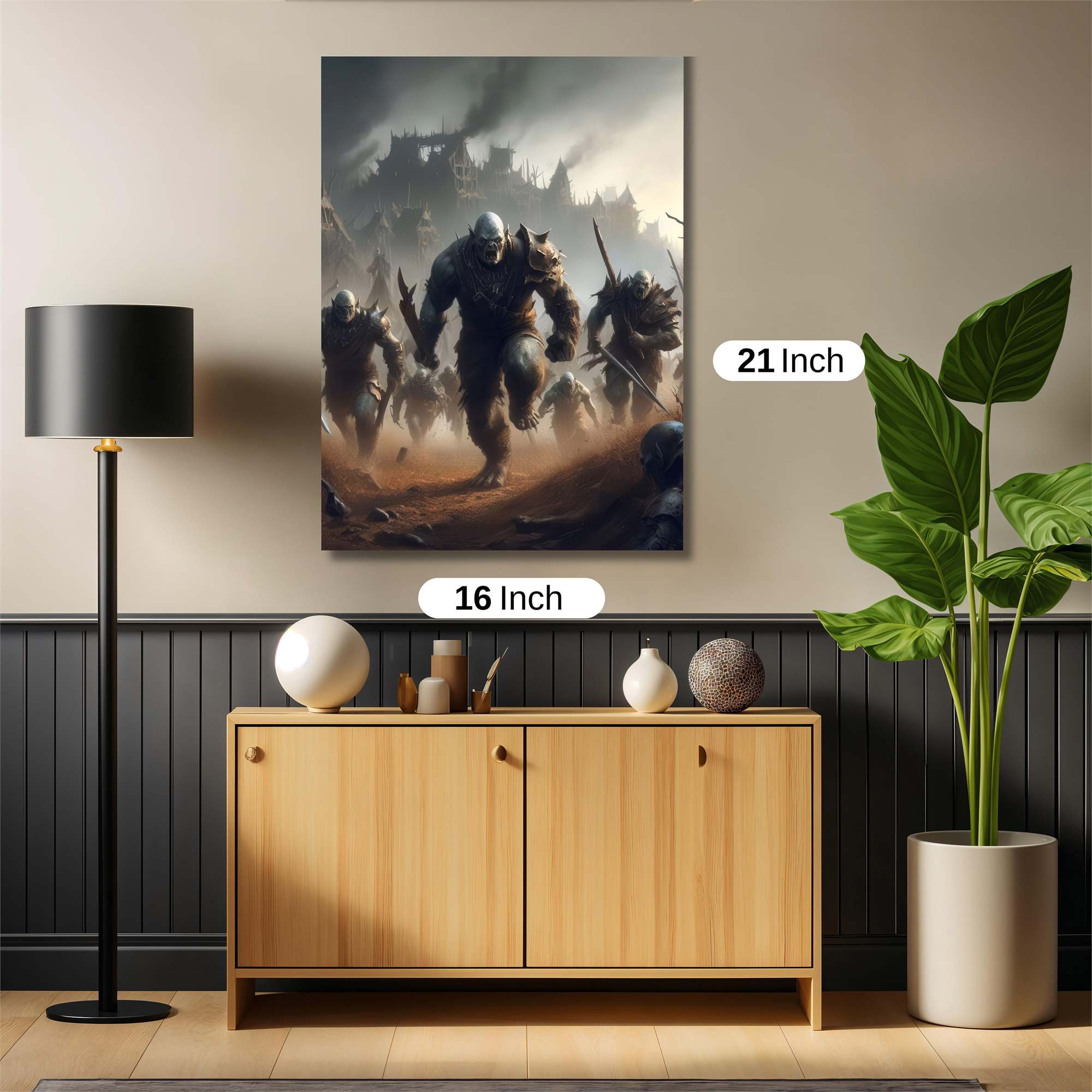 Orcs Onslaught Safe Wall Magnetic / M