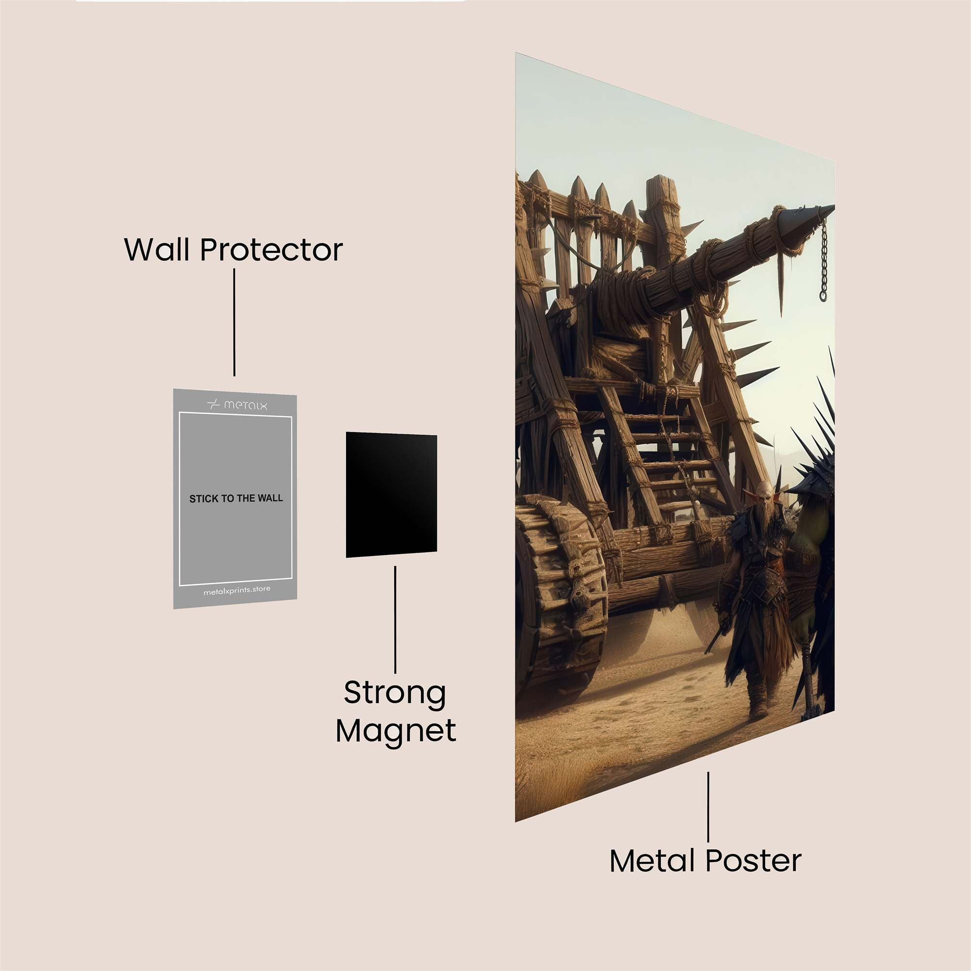 Orcish Siege Safe Wall Magnetic / M