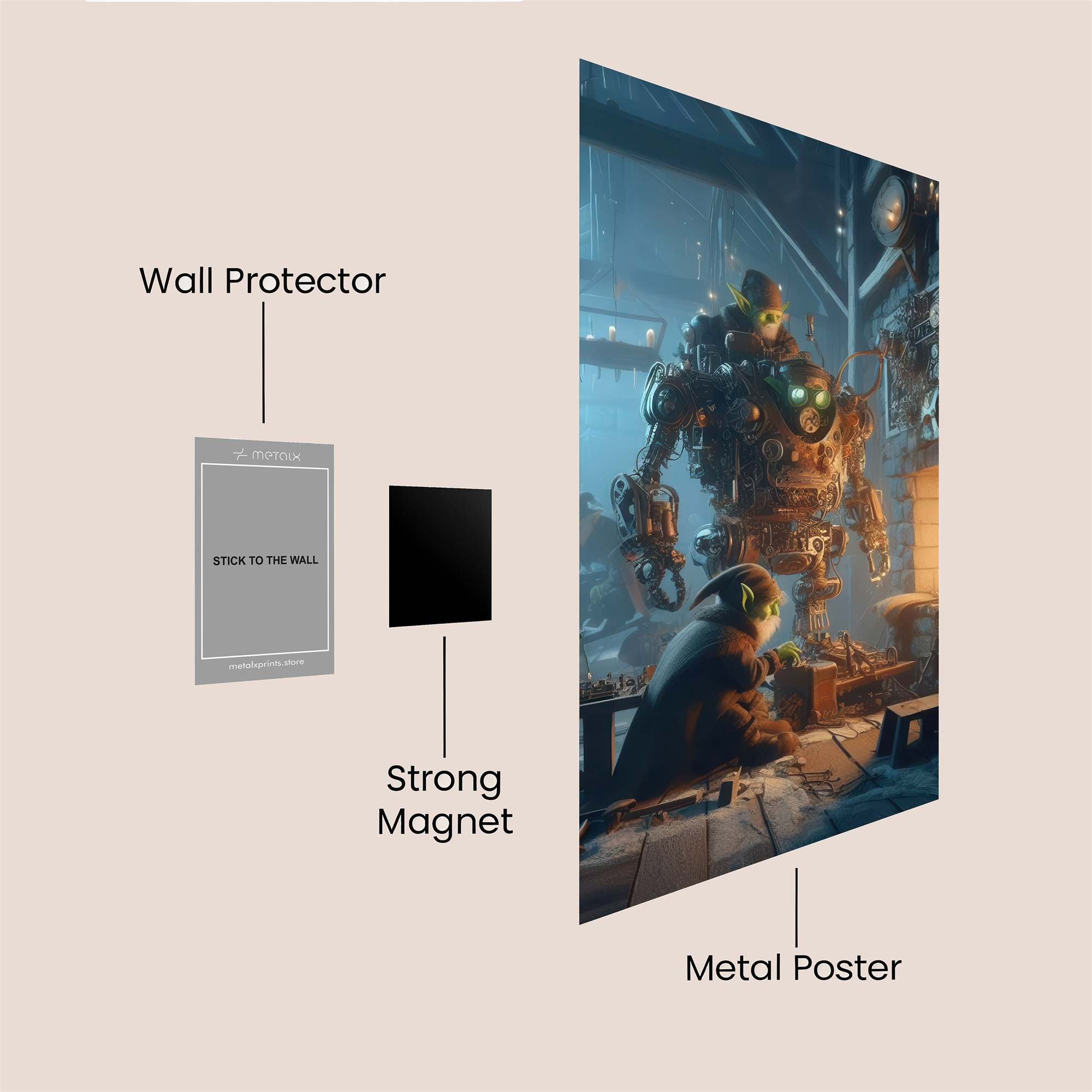 Goblin Workshop Safe Wall Magnetic / M