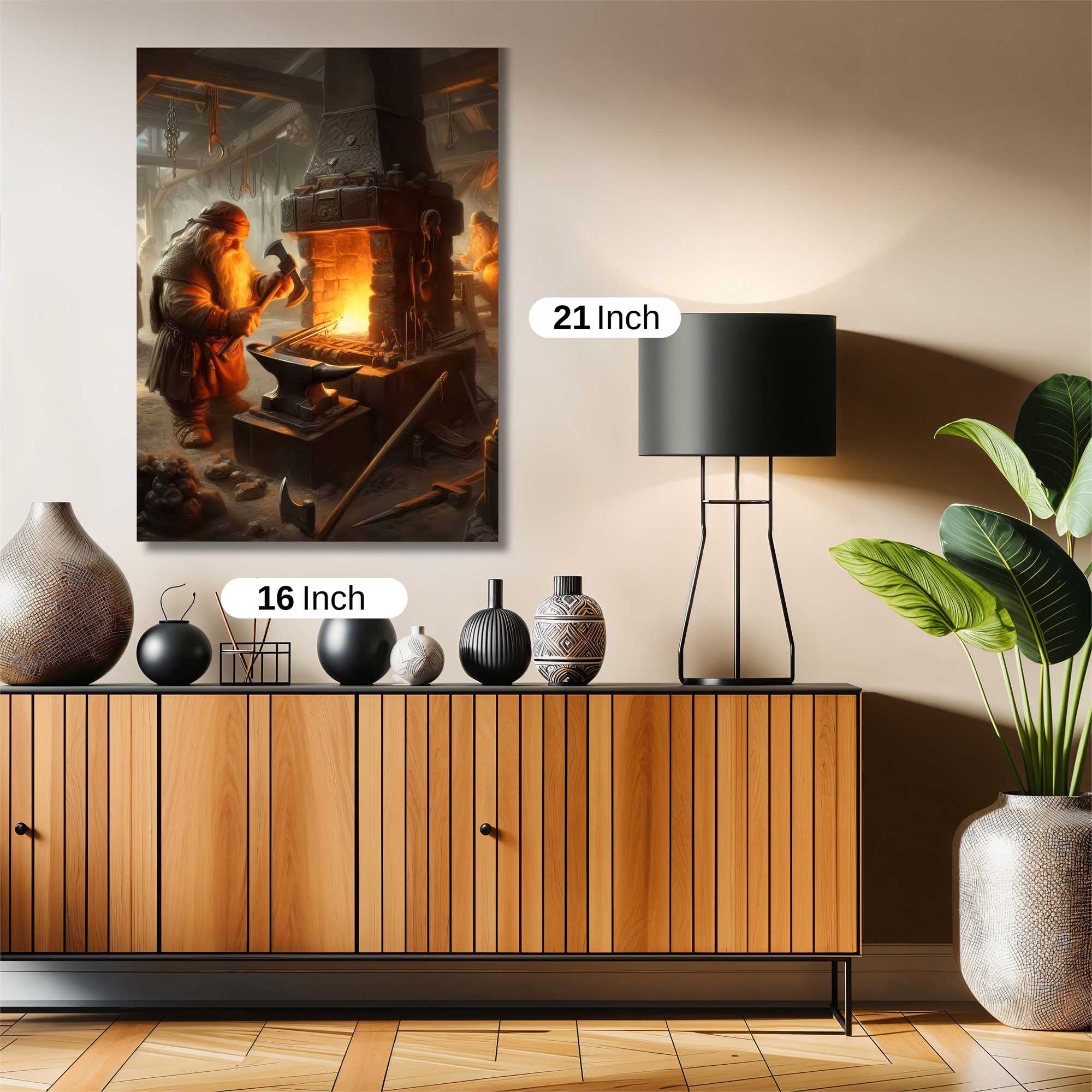 Dwarf Forge Safe Wall Magnetic / M