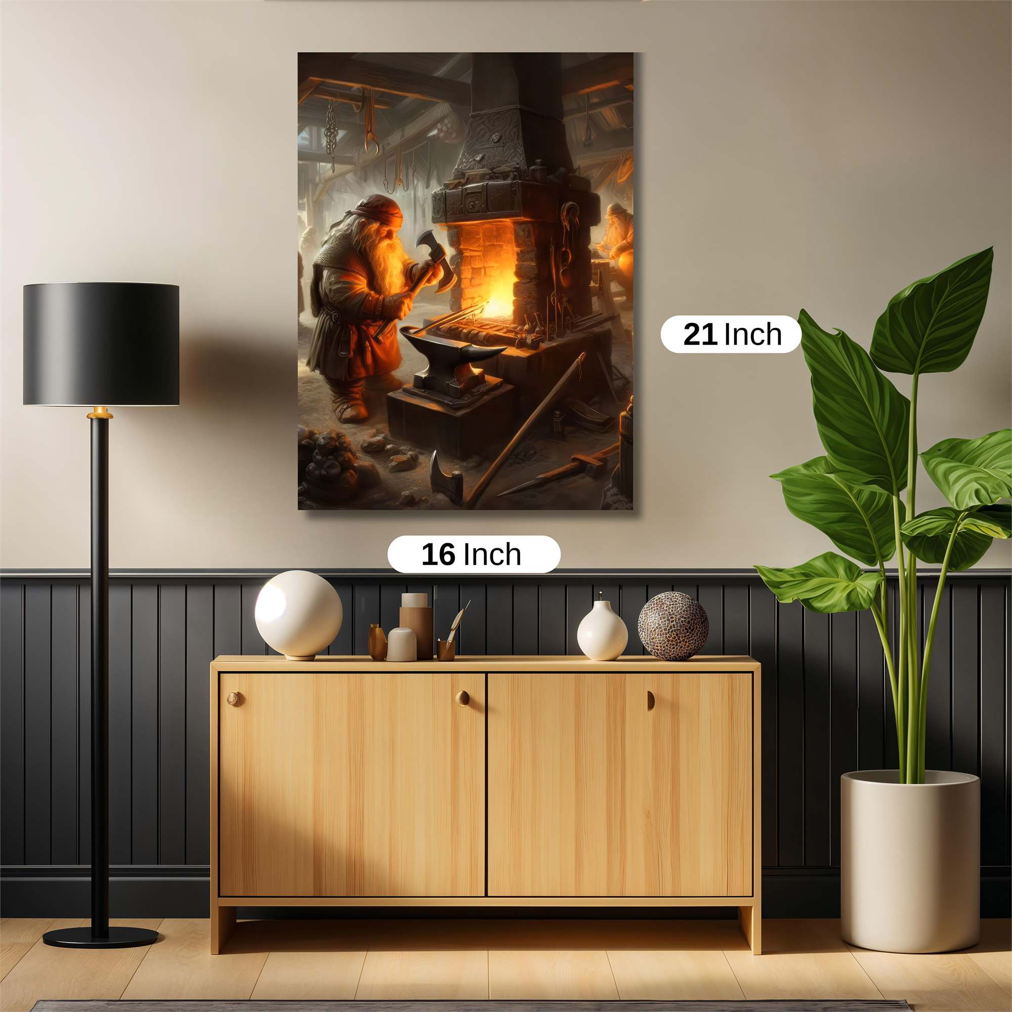 Dwarf Forge Safe Wall Magnetic / M