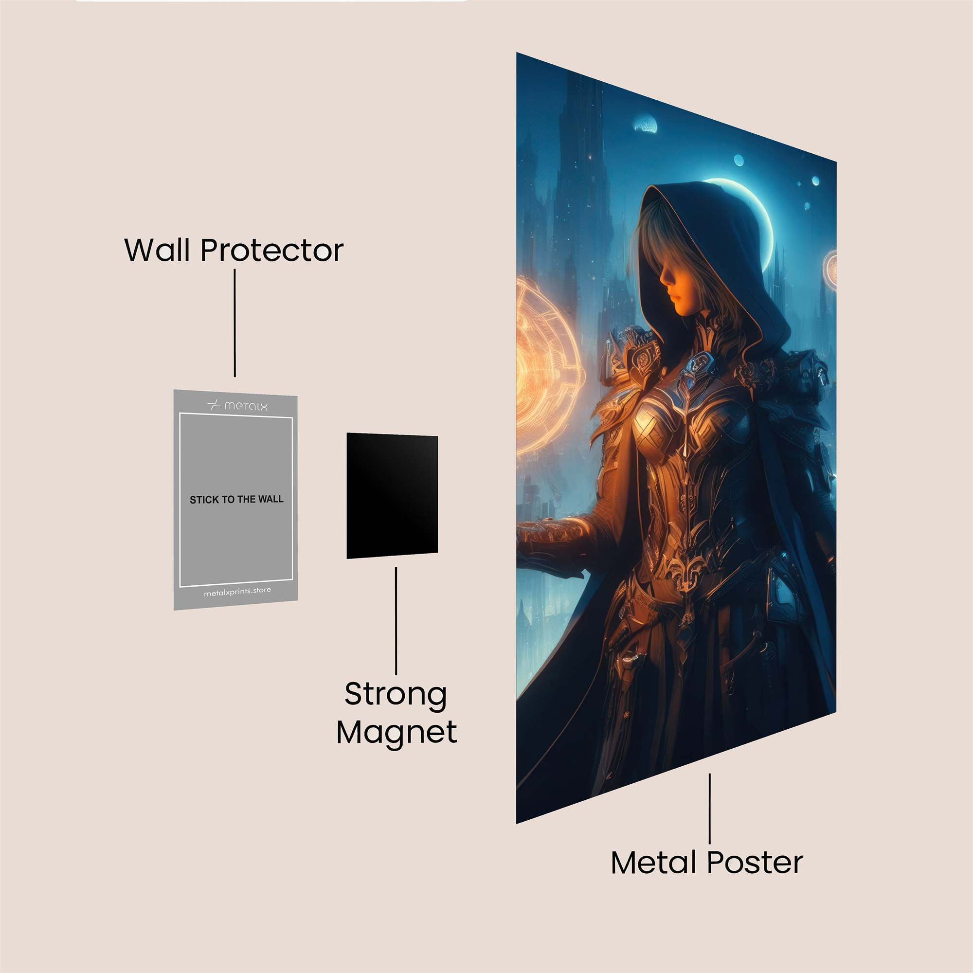 Mystic Enigma Safe Wall Magnetic / M