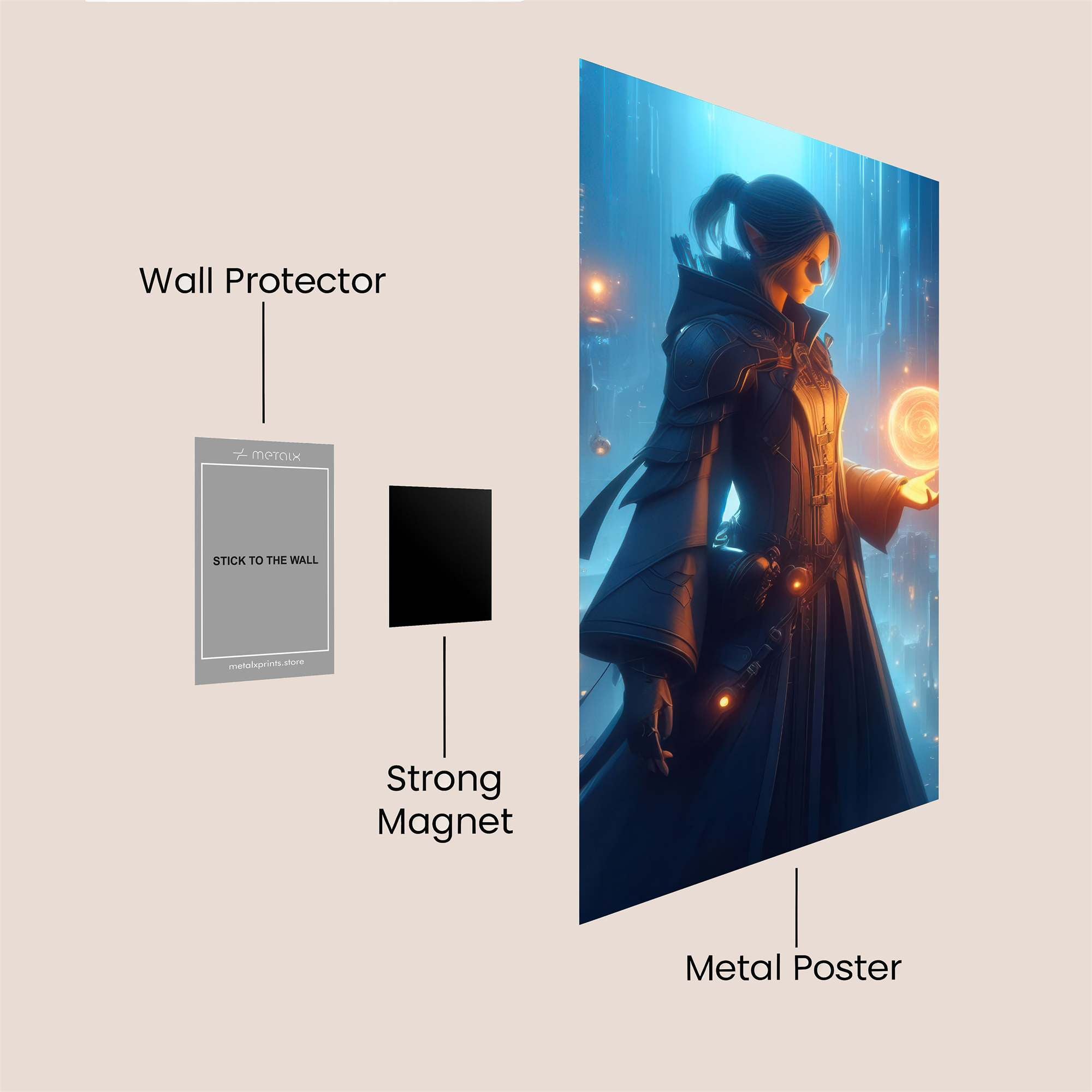 Arcane Serenity Safe Wall Magnetic / M