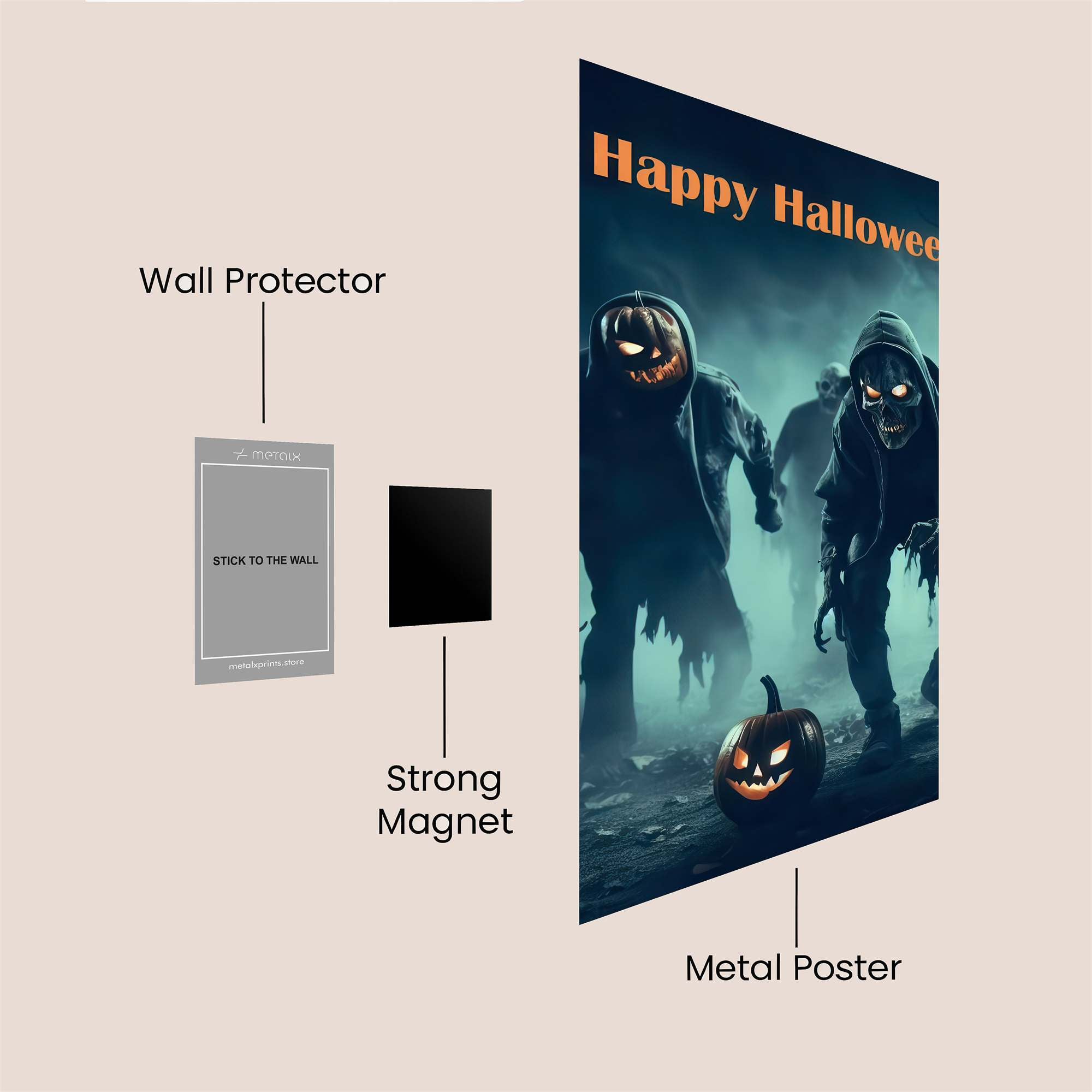 Zombie Parade Safe Wall Magnetic / M