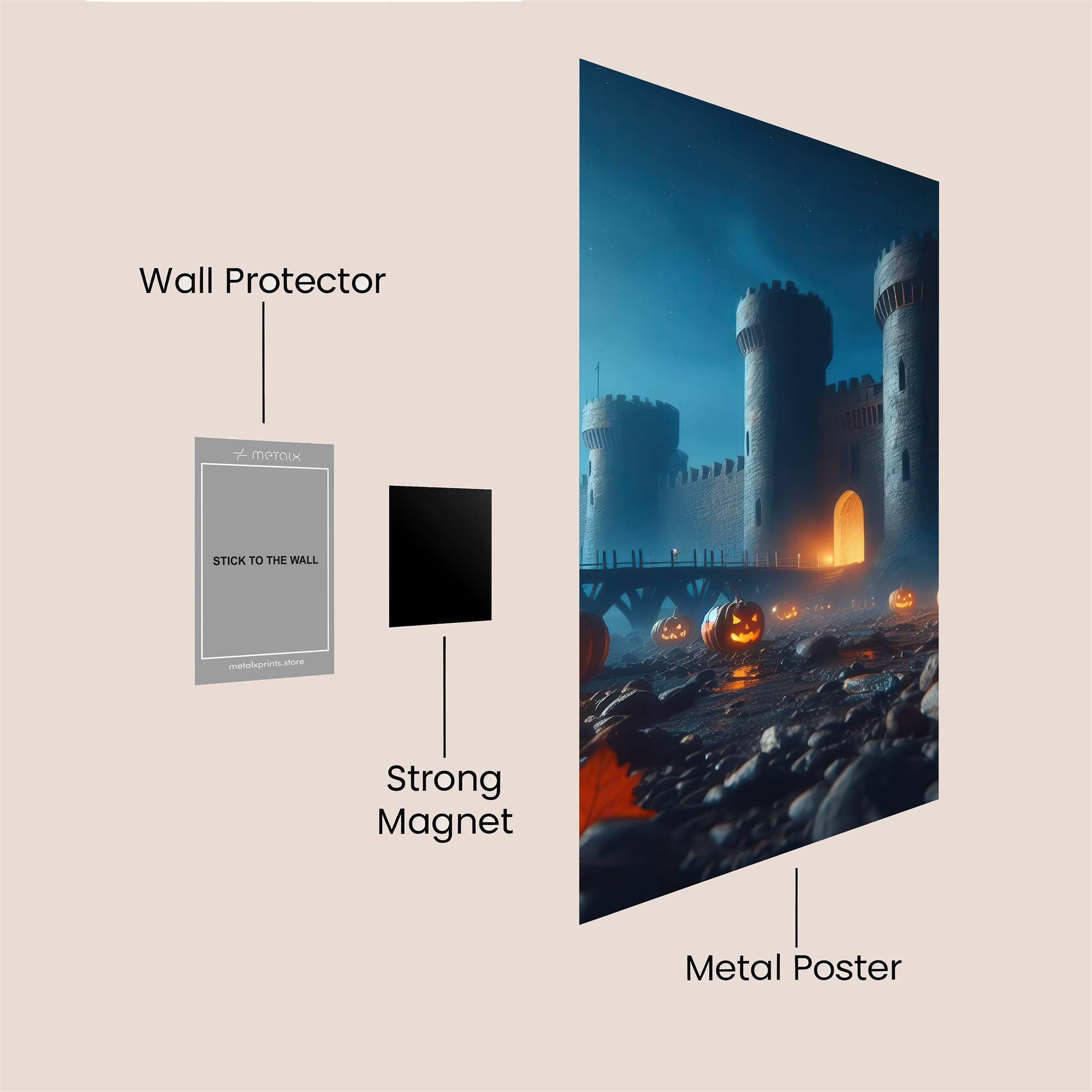 Haunted Citadel Safe Wall Magnetic / M