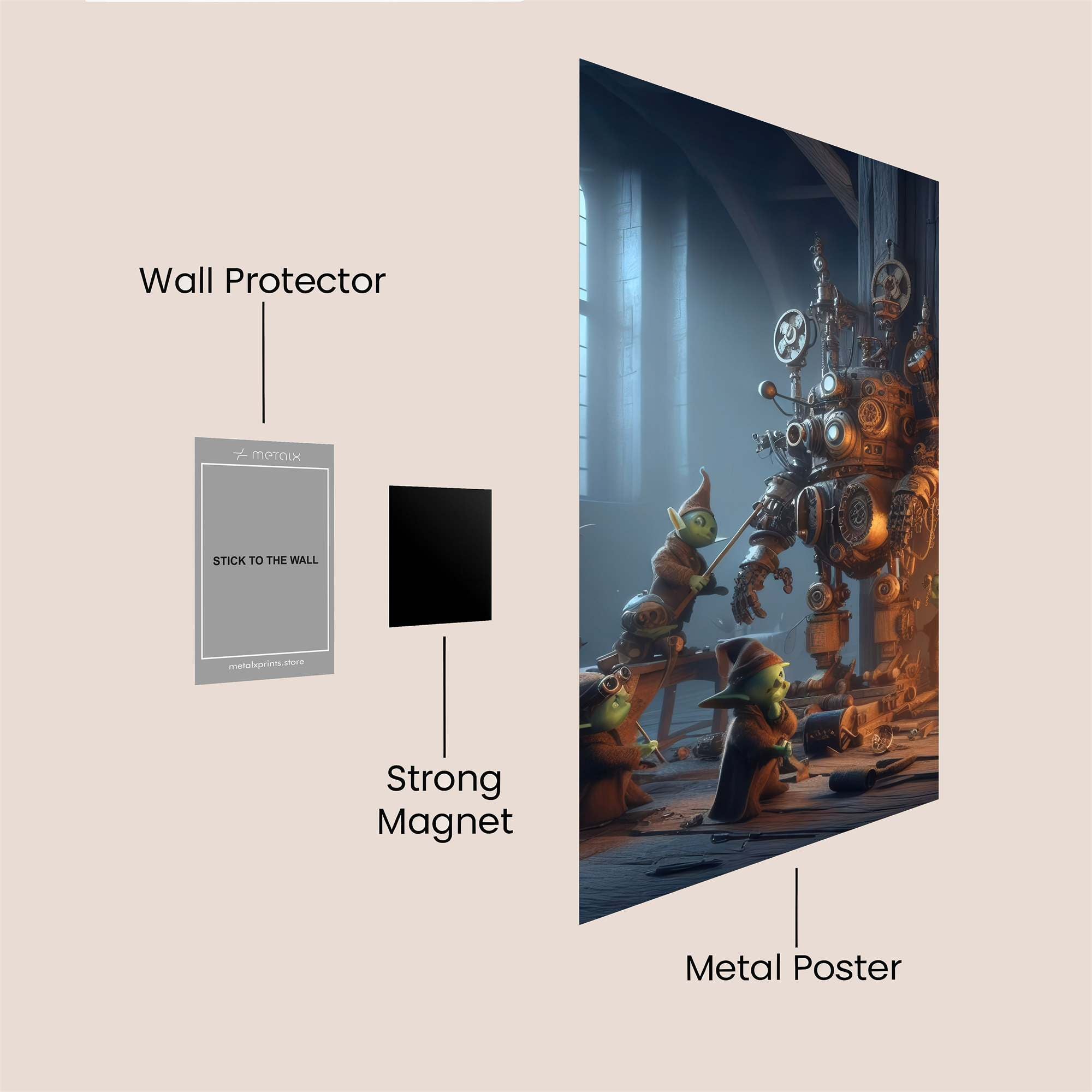 Goblin Workshop Safe Wall Magnetic / M
