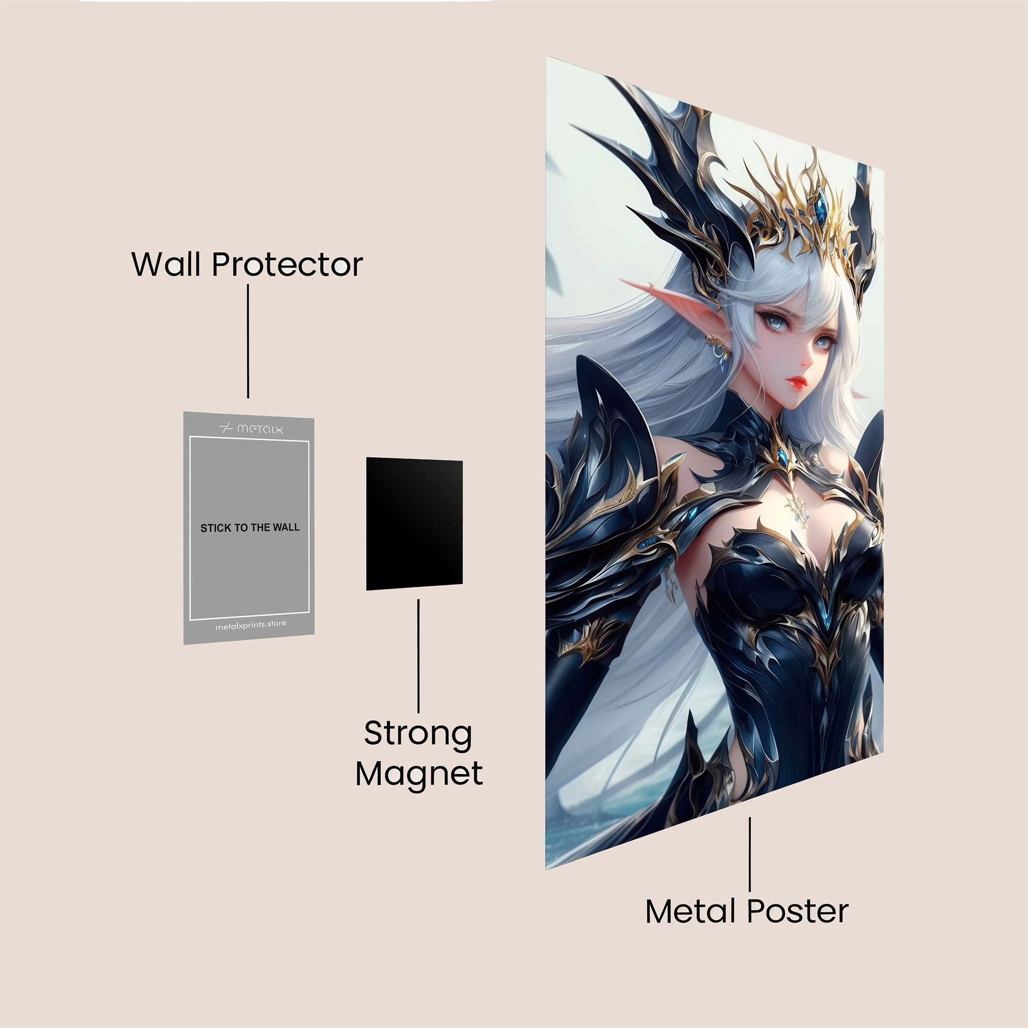 Elven Majesty Safe Wall Magnetic / M