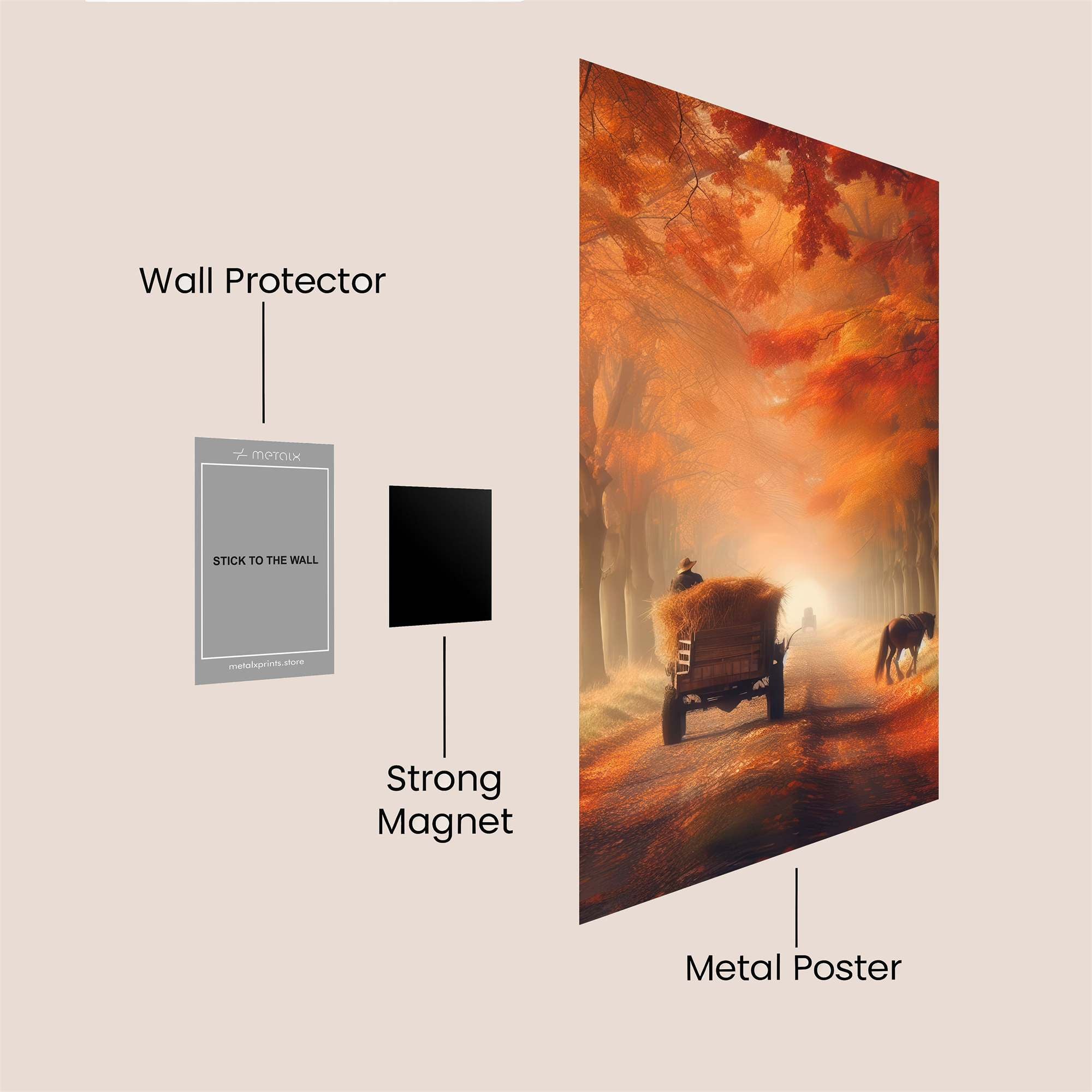 Autumnal Journey Safe Wall Magnetic / M