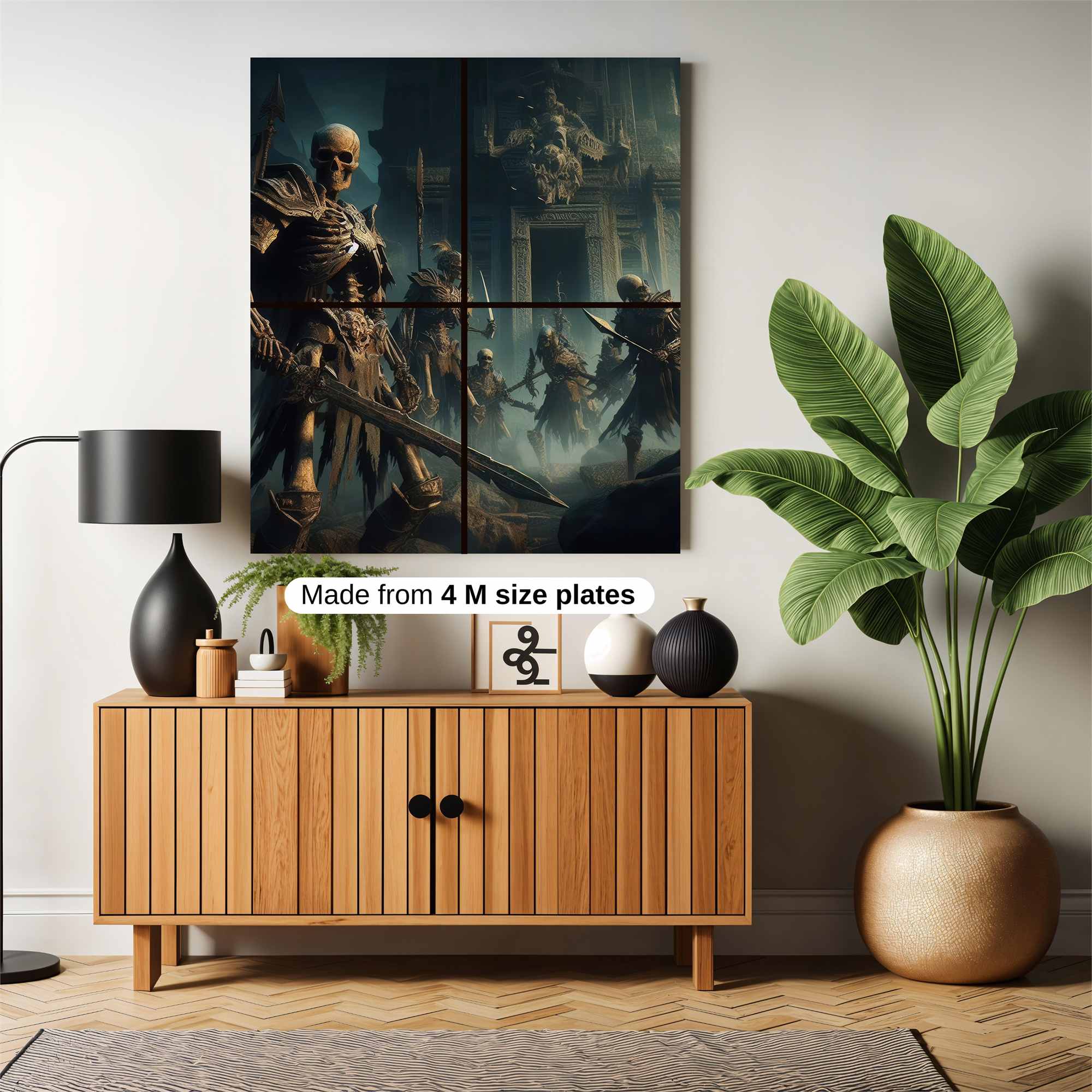 Skeleton Siege Safe Wall Magnetic / M