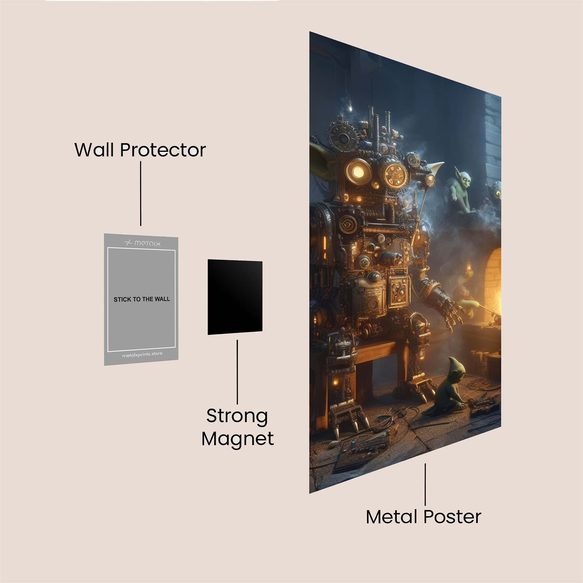 Goblin Forge Safe Wall Magnetic / M