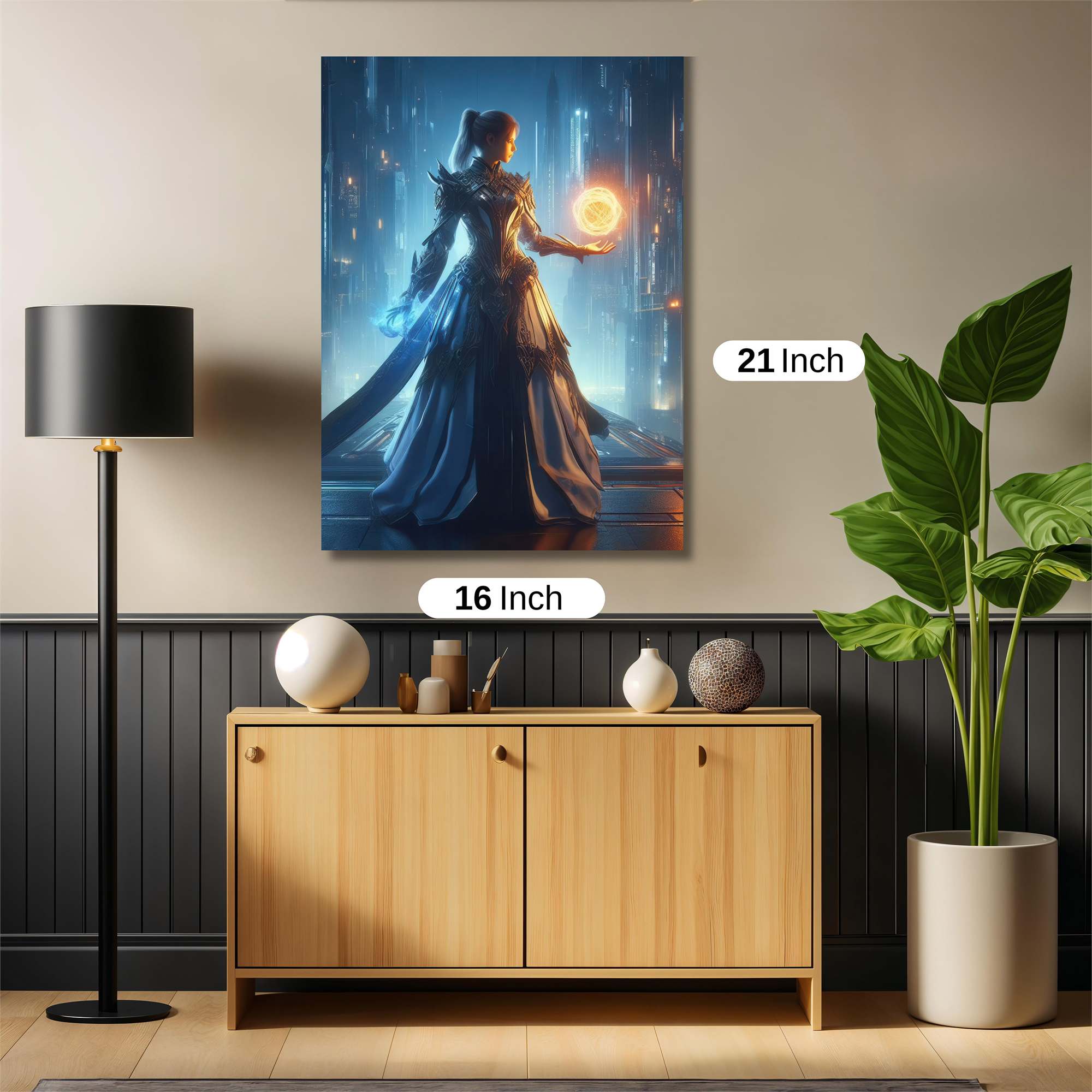 Sorceress Serene Safe Wall Magnetic / M