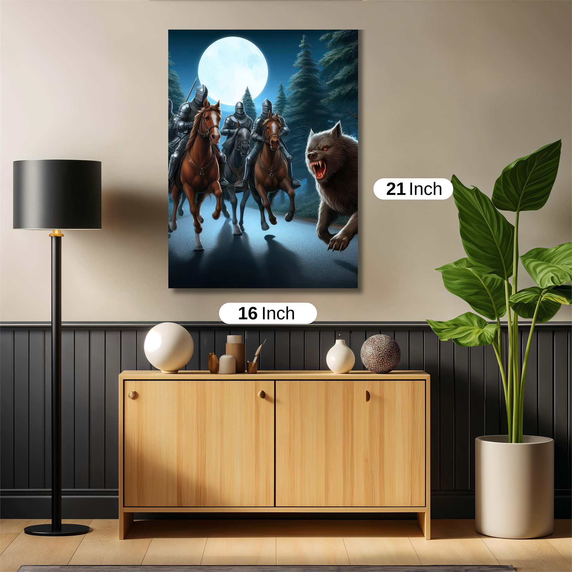 Knights Frightened Safe Wall Magnetic / M