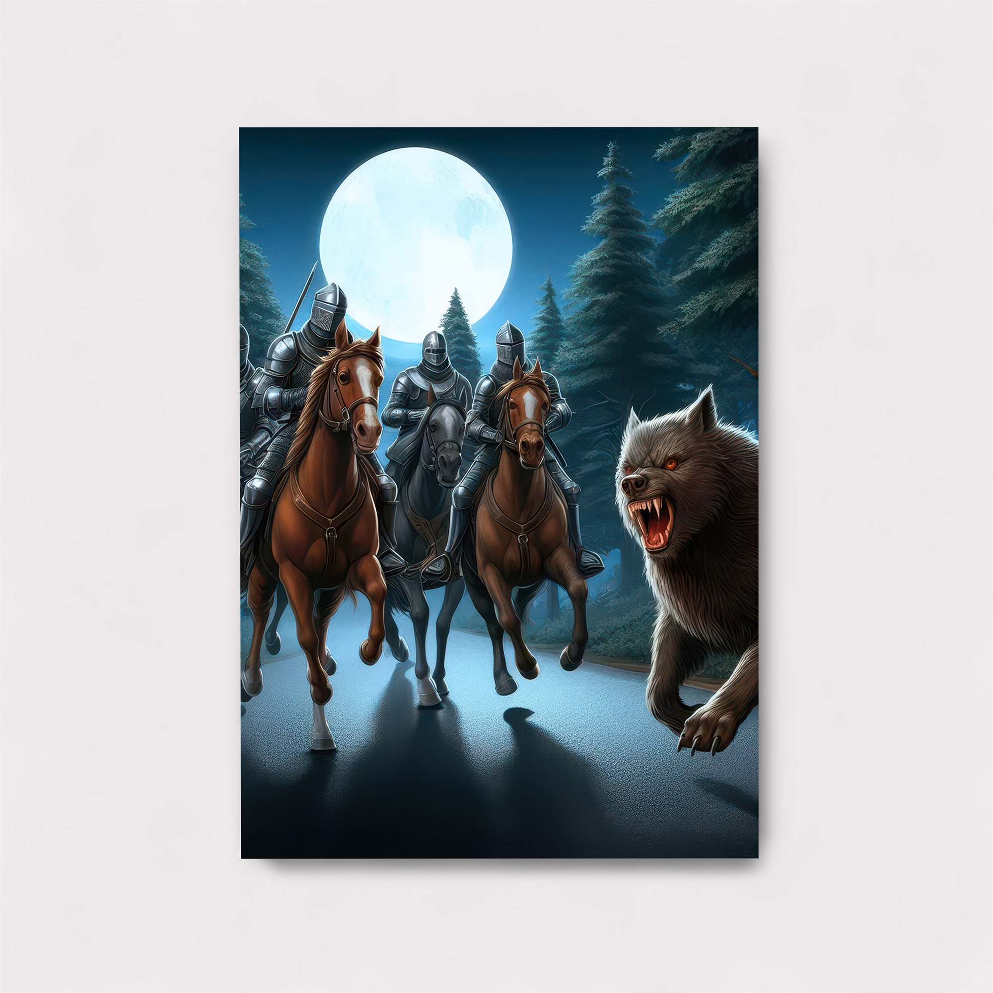 Knights Frightened Safe Wall Magnetic / M