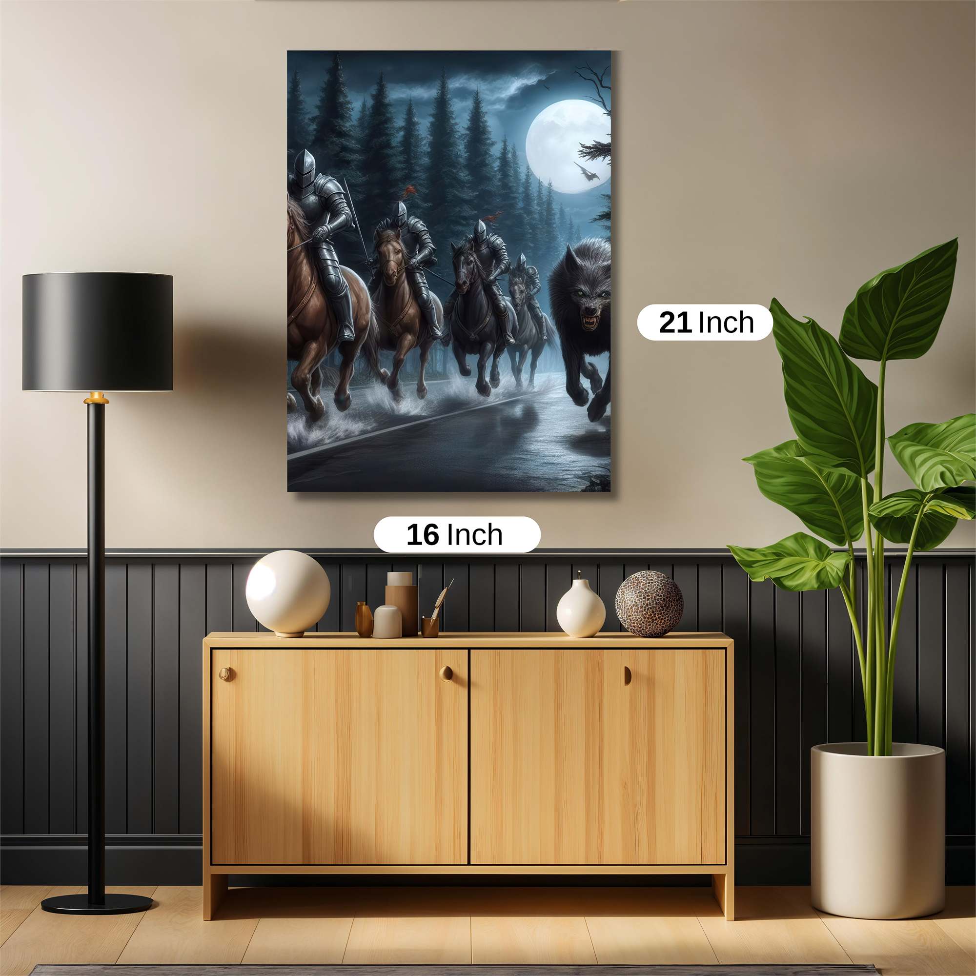 Knights Pursuit Safe Wall Magnetic / M