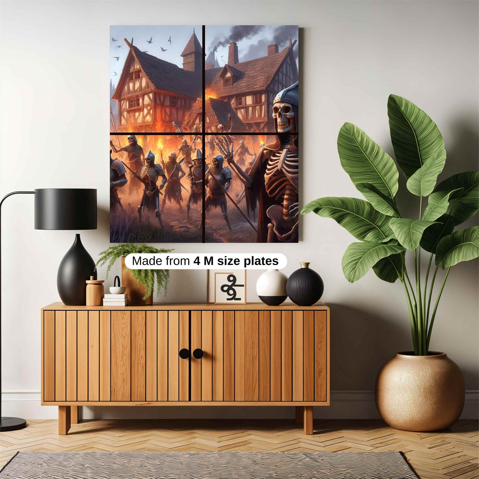 Skeleton Siege Safe Wall Magnetic / M