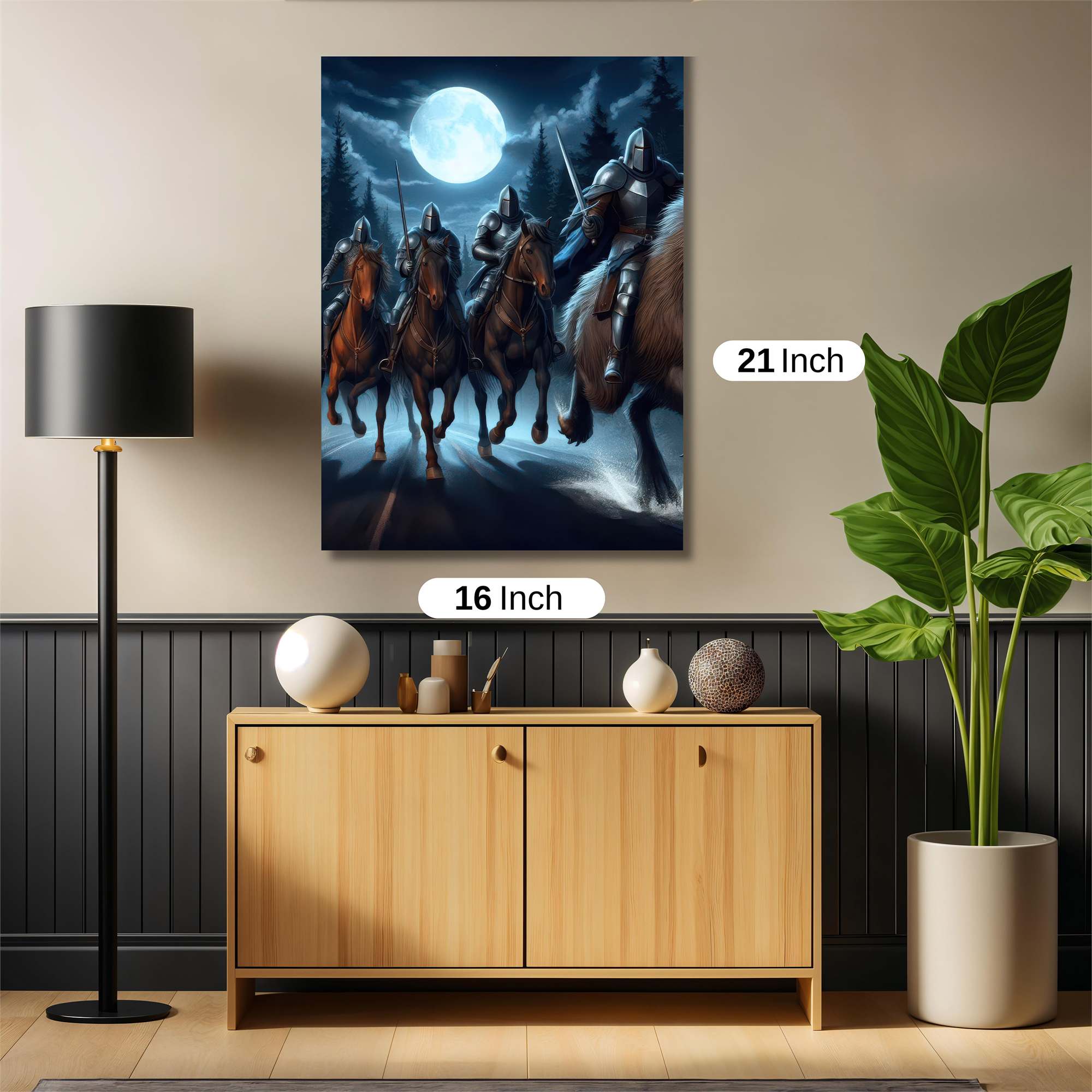 Knights Enigmatic Safe Wall Magnetic / M