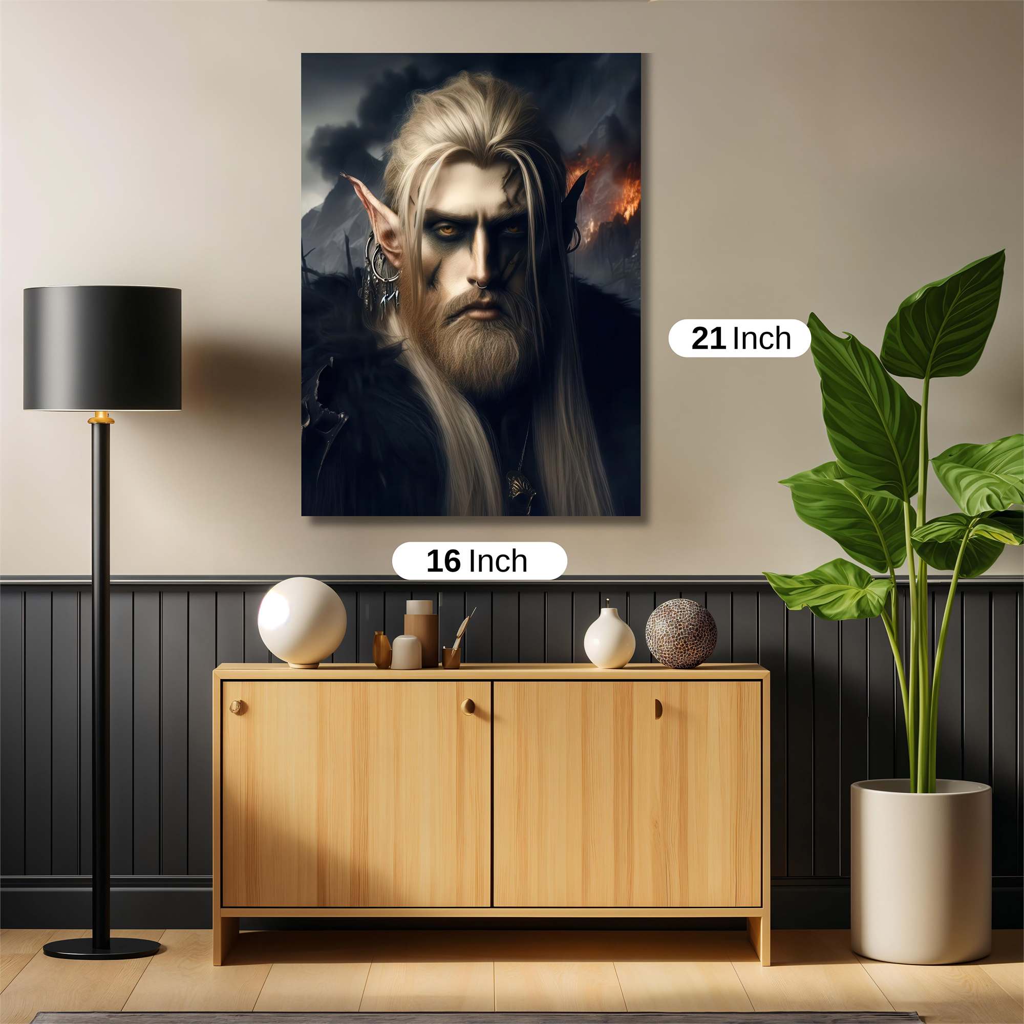 Elf Warlord Safe Wall Magnetic / M