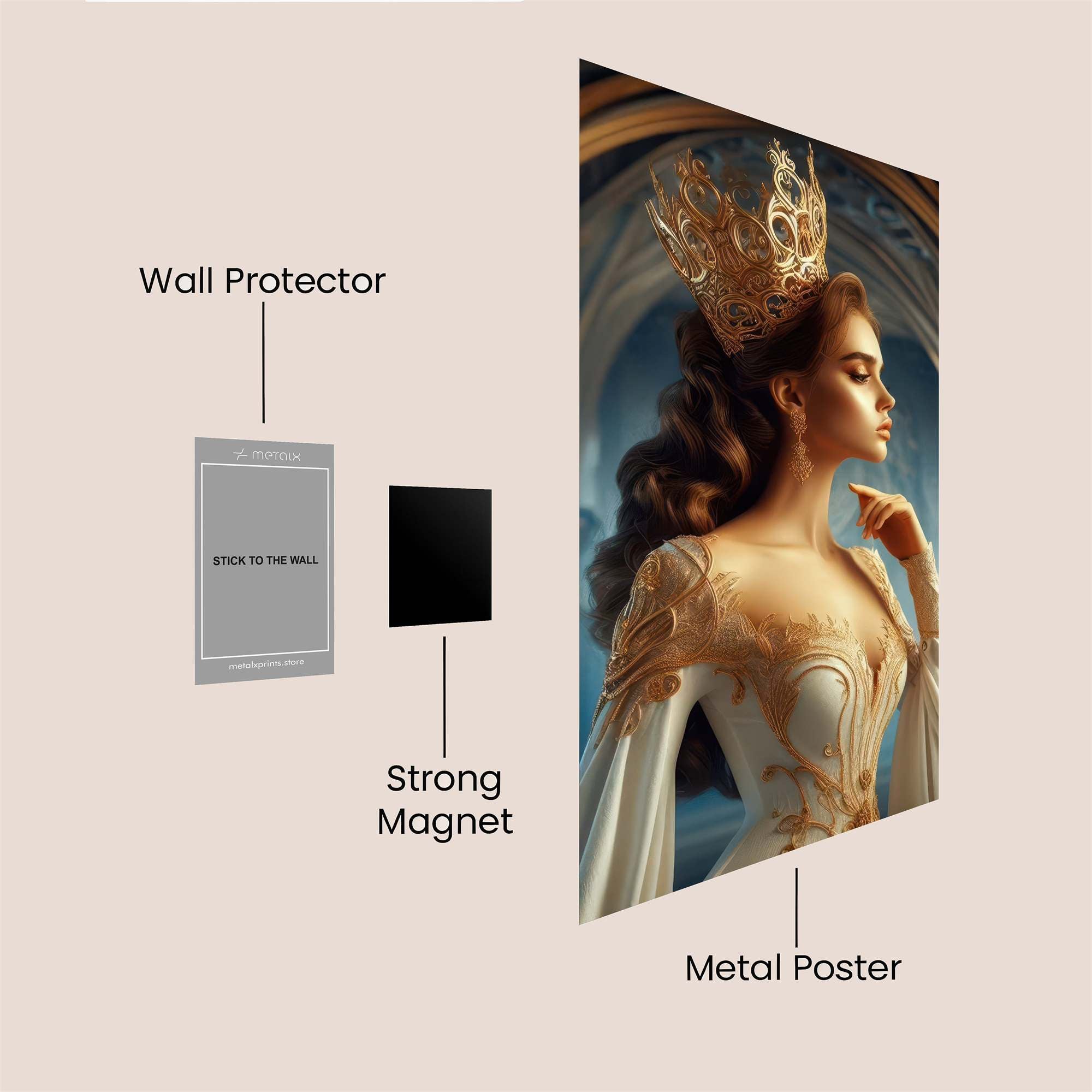 Queenly Grace Safe Wall Magnetic / M