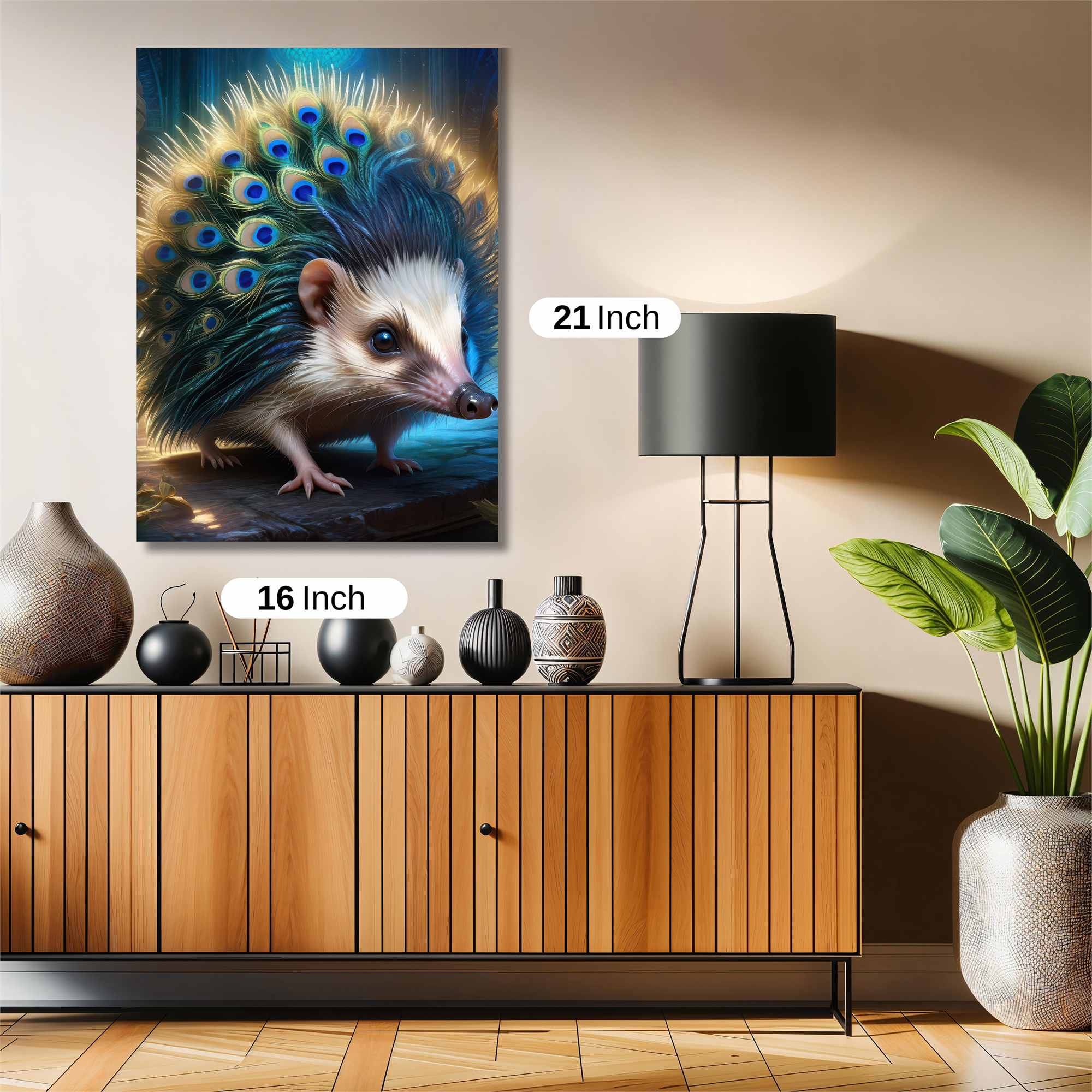 Peacock Prismatic Safe Wall Magnetic / M