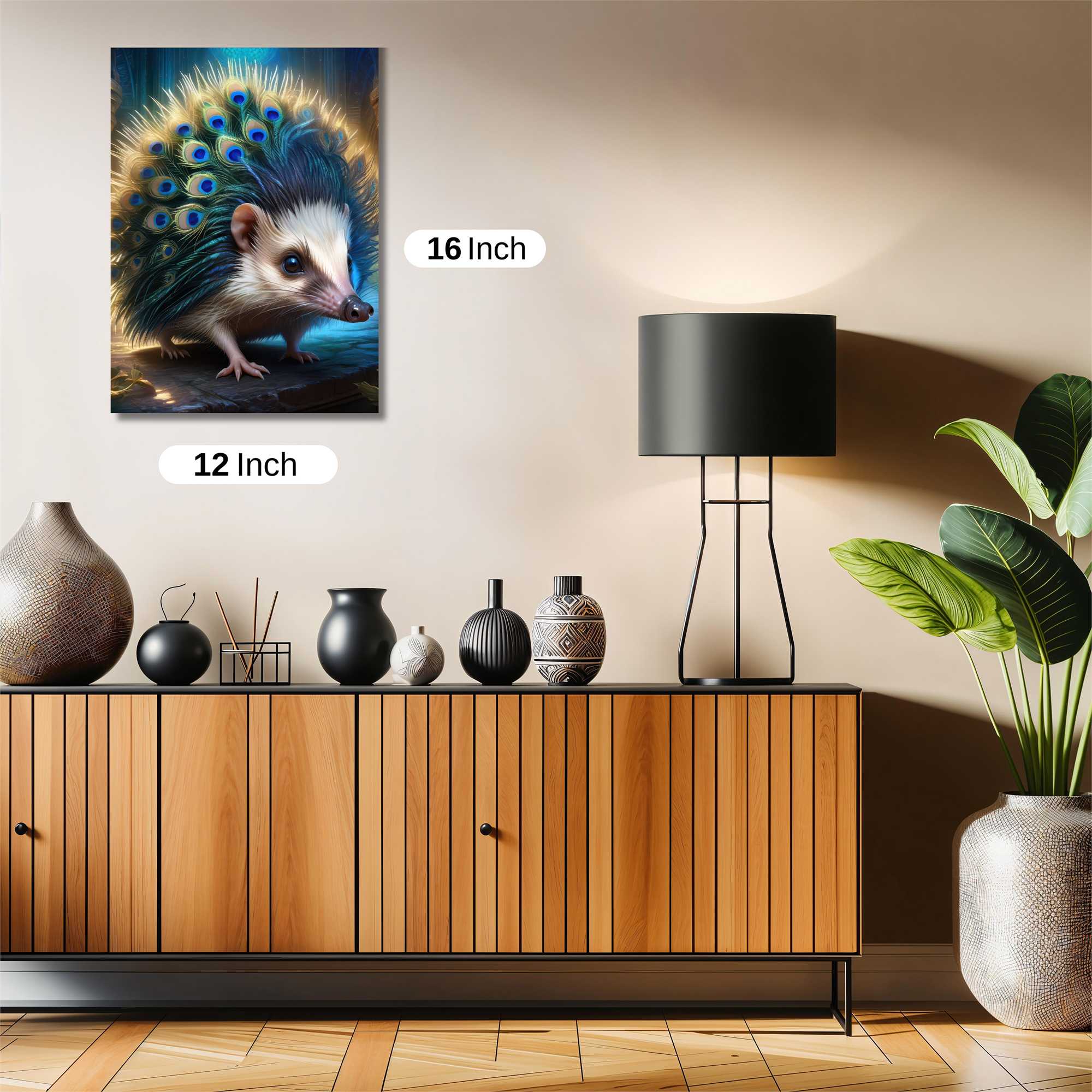 Peacock Prismatic Safe Wall Magnetic / M