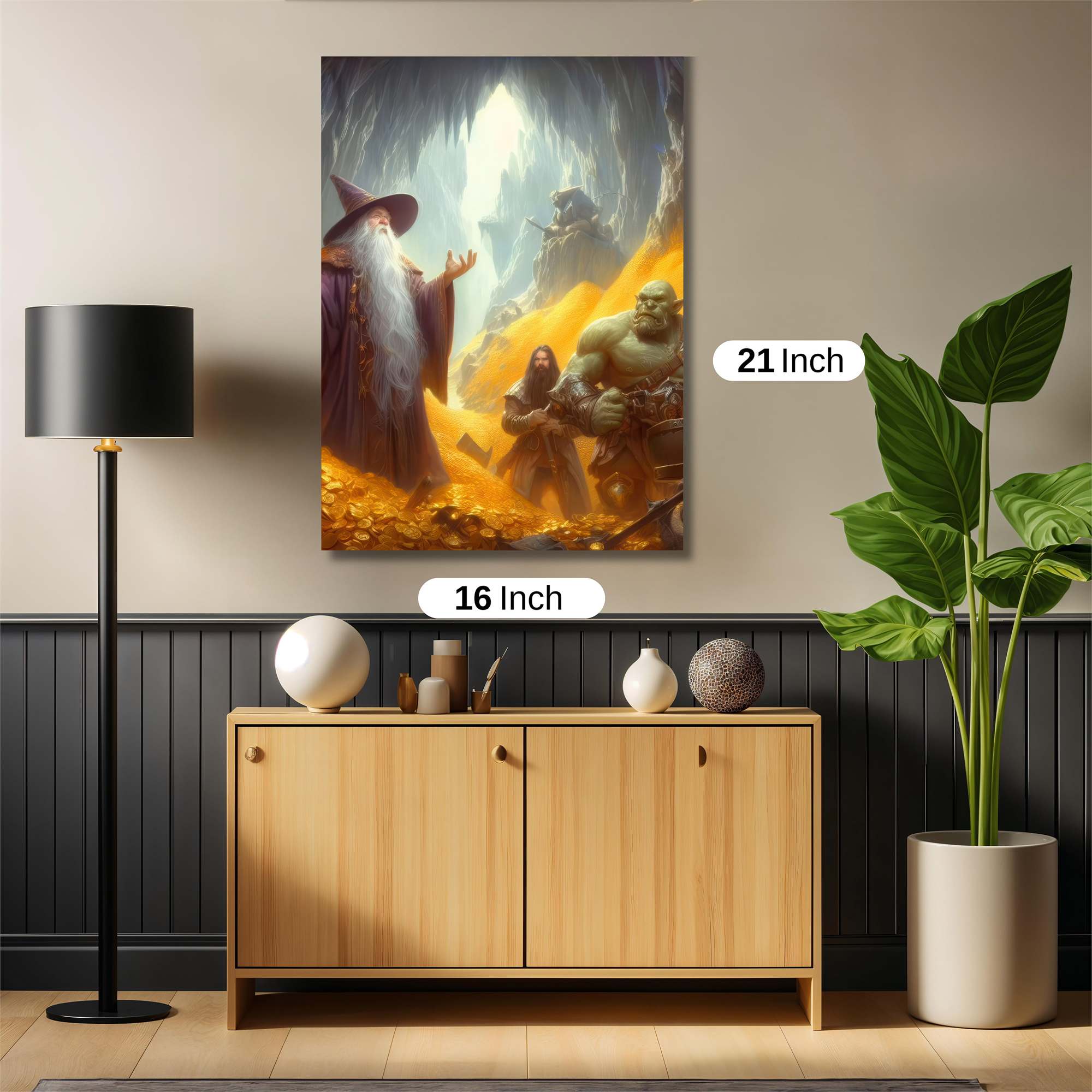 Gandalf Gleeful Safe Wall Magnetic / M