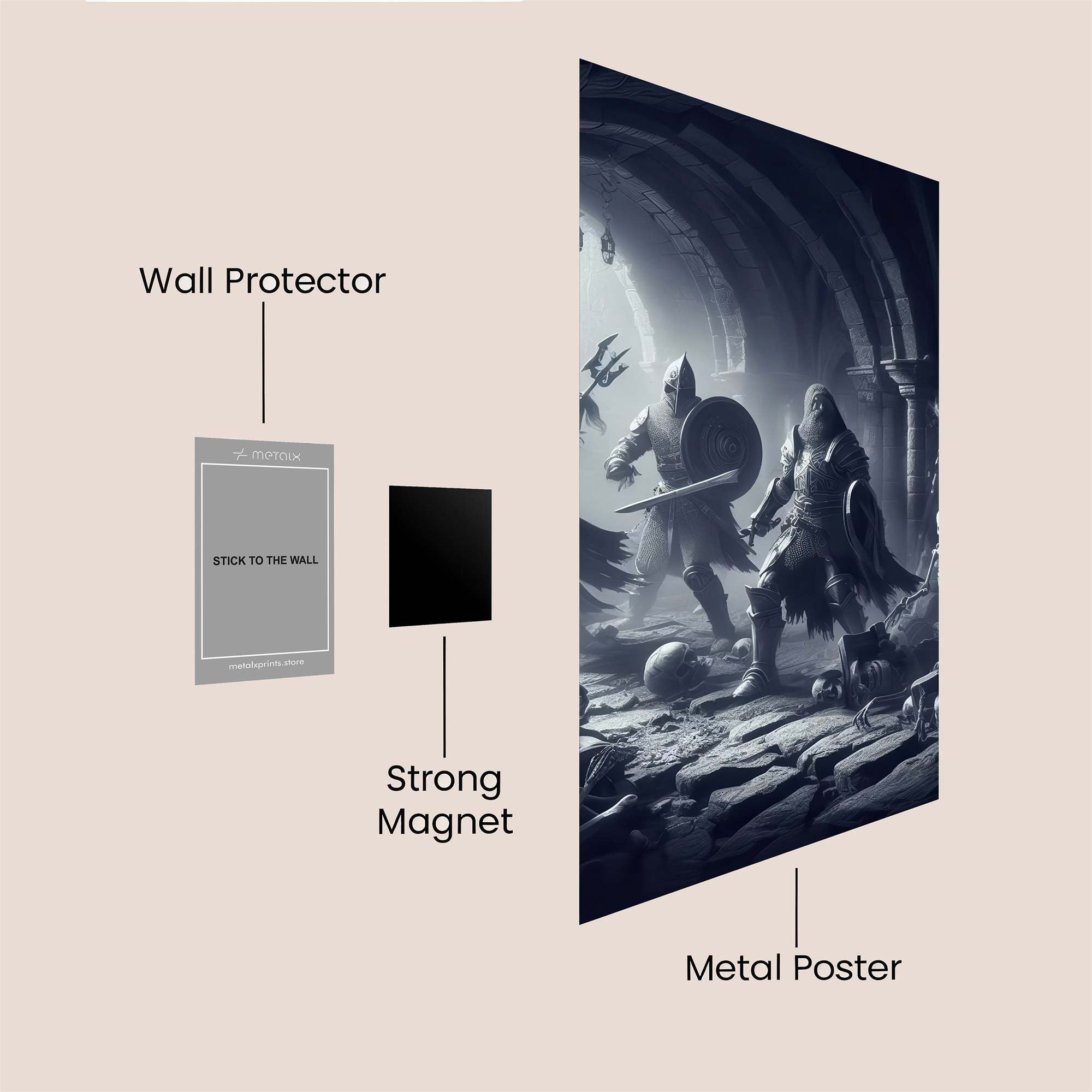 Cryptic Adventure Safe Wall Magnetic / M