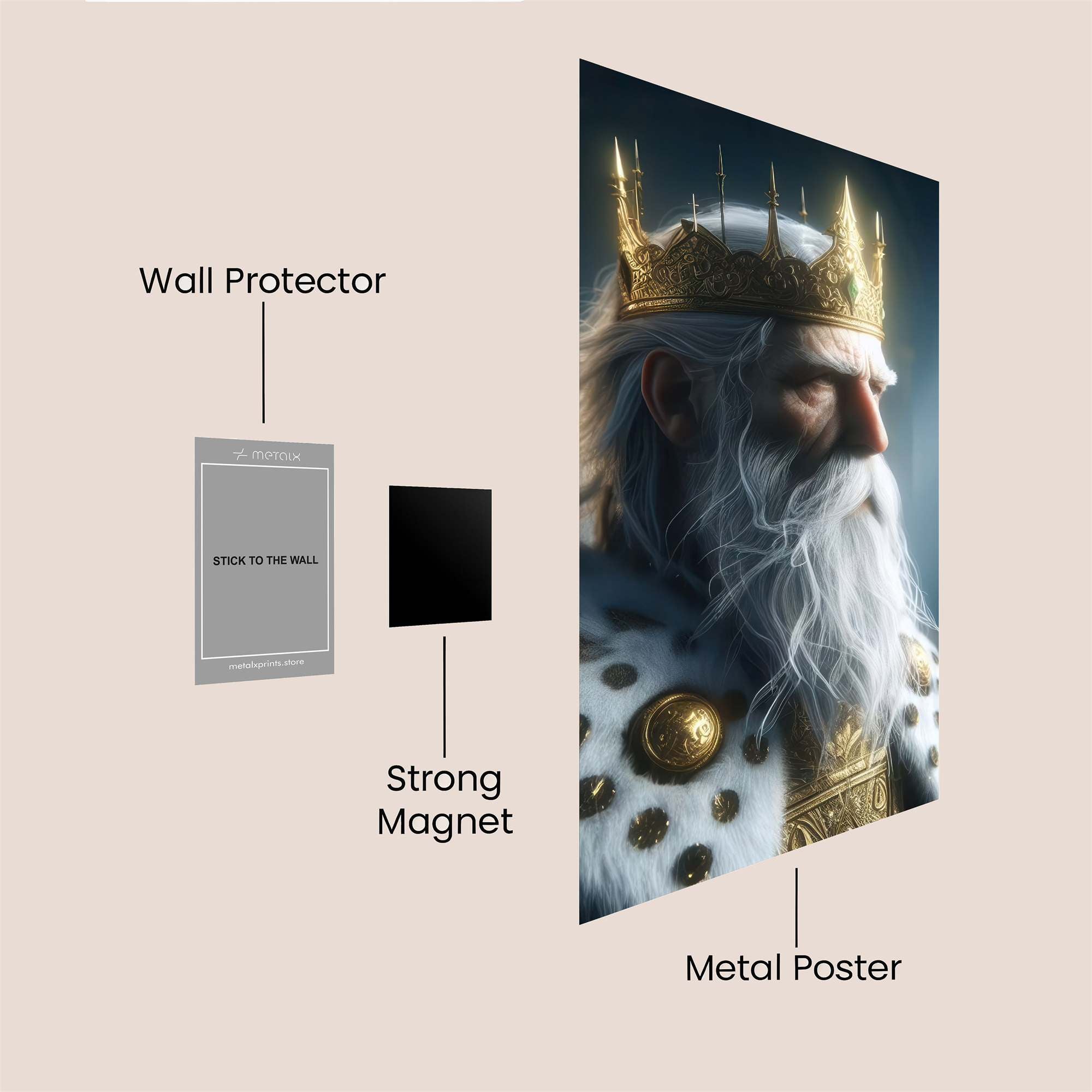 King Serene Safe Wall Magnetic / M