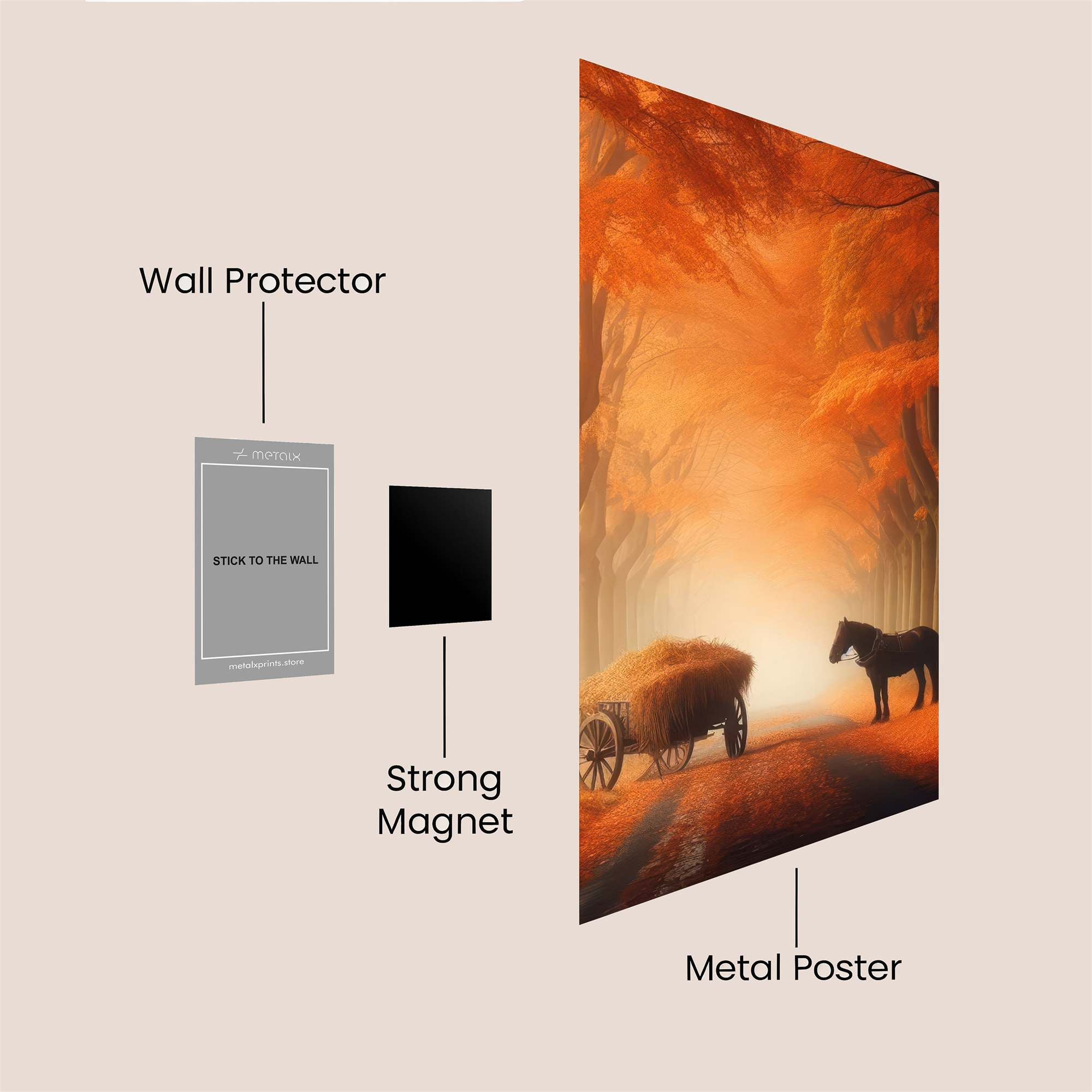 Autumnal Serenity Safe Wall Magnetic / M