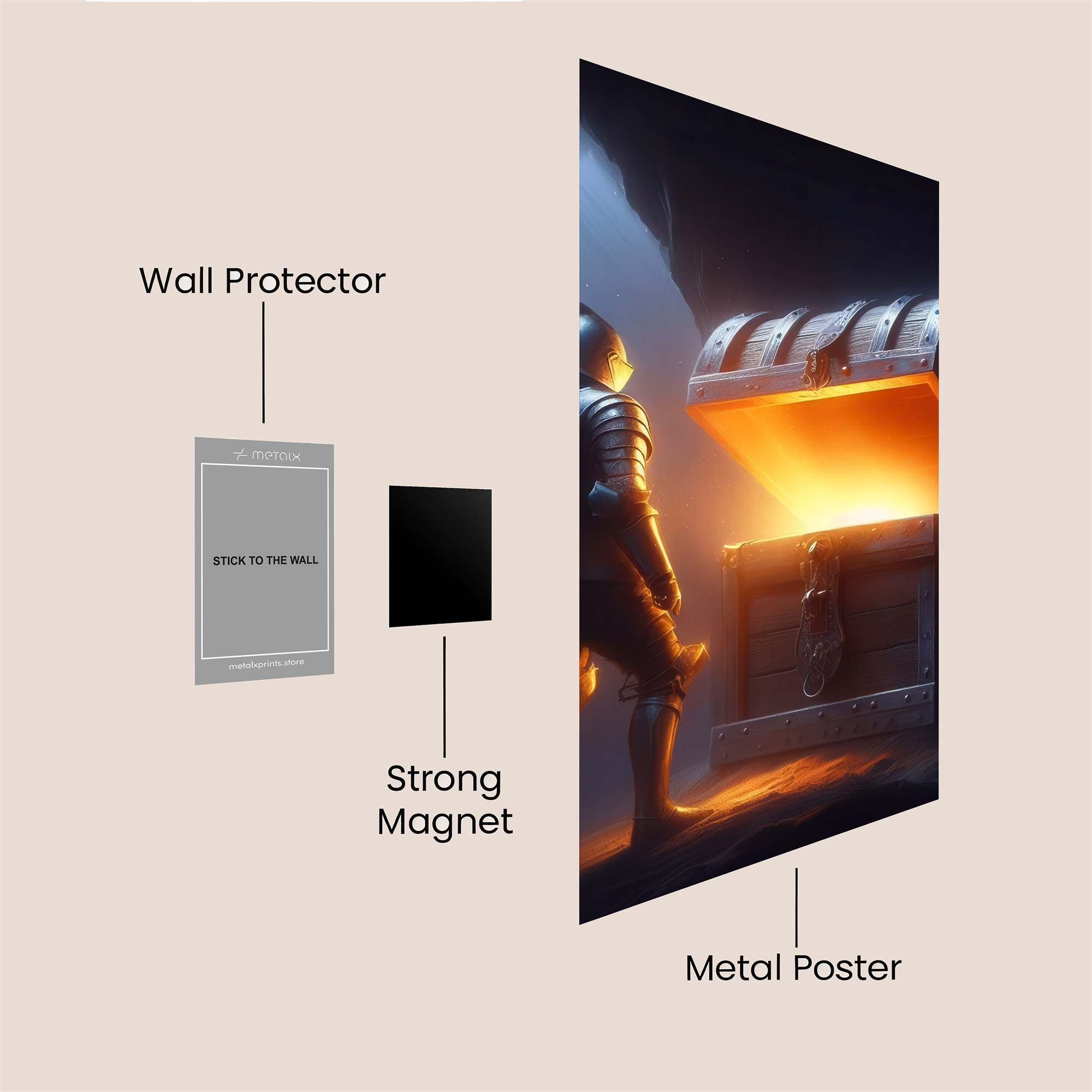 Knight's Radiance Safe Wall Magnetic / M
