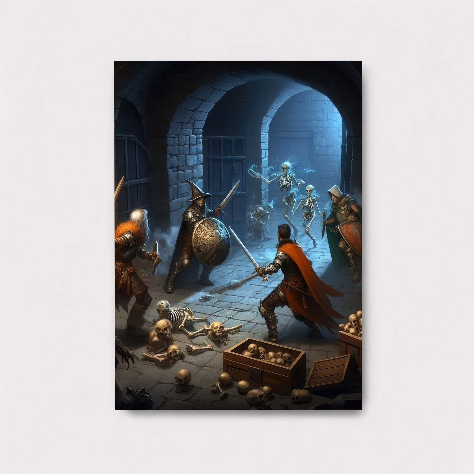 Skeleton Siege Safe Wall Magnetic / M