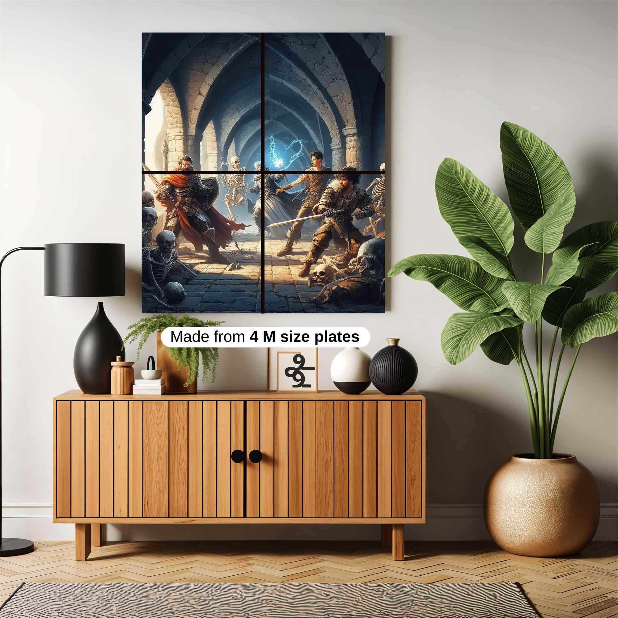 Skeleton Siege Safe Wall Magnetic / M