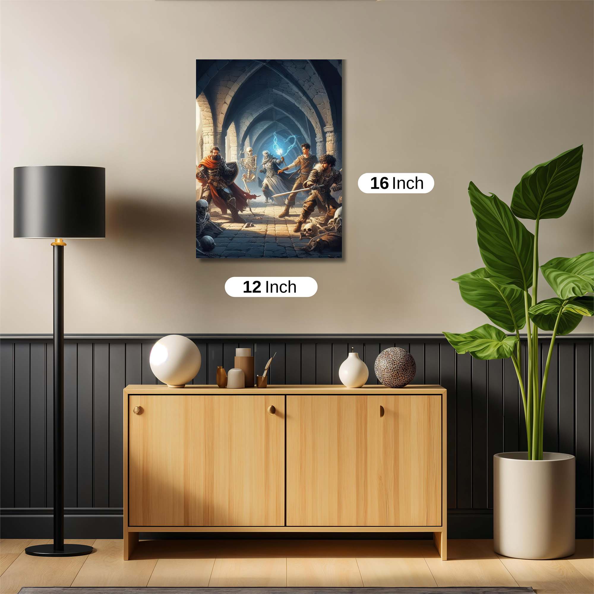 Skeleton Siege Safe Wall Magnetic / M