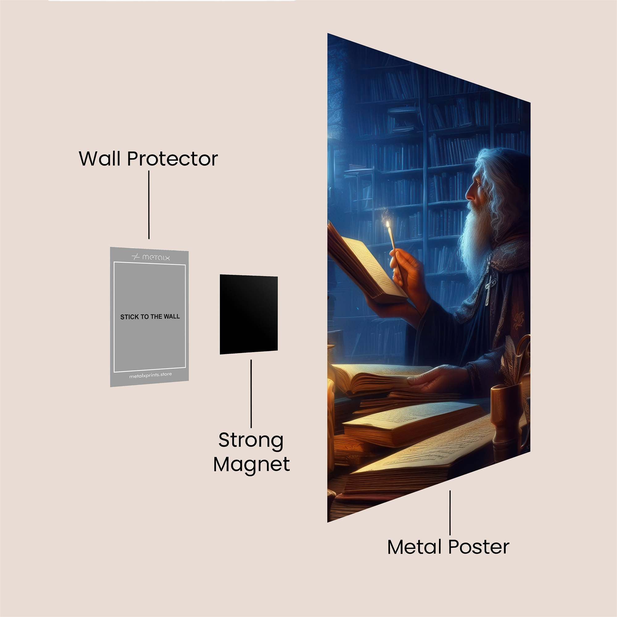 Wizard's Whisper Safe Wall Magnetic / M