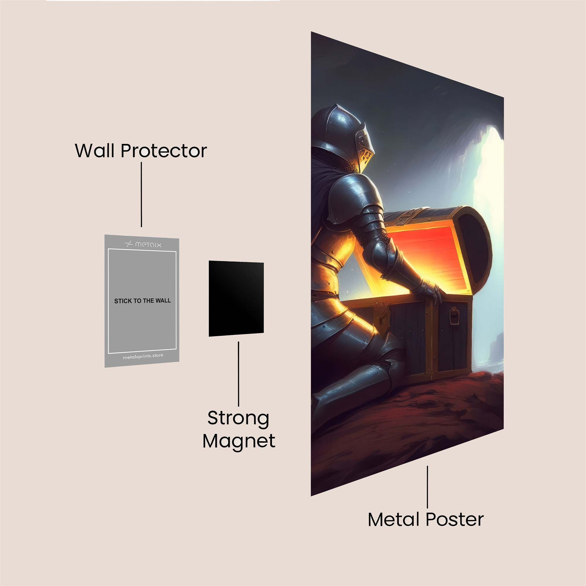 Knight's Radiance Safe Wall Magnetic / M