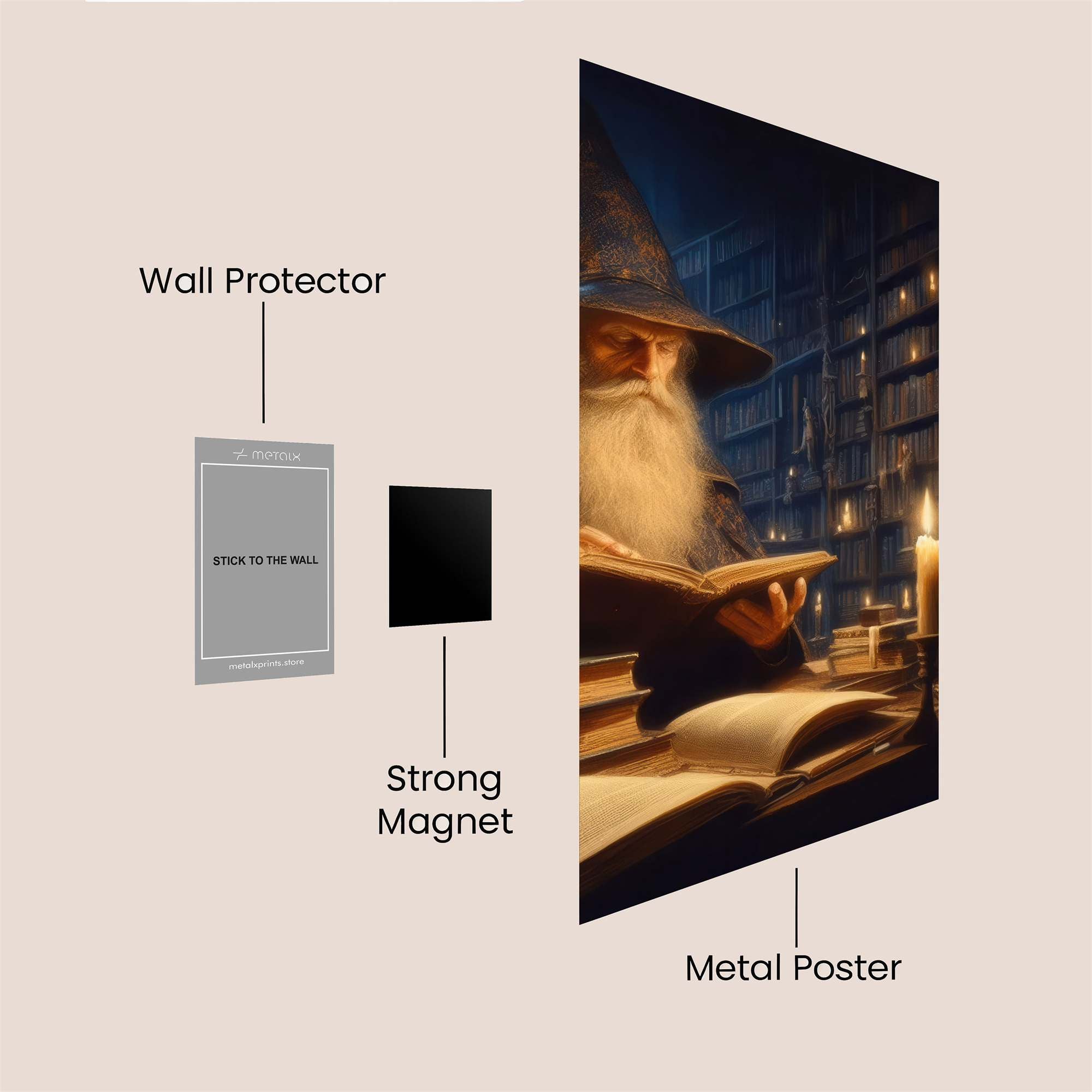 Gandalf Enlightened Safe Wall Magnetic / M